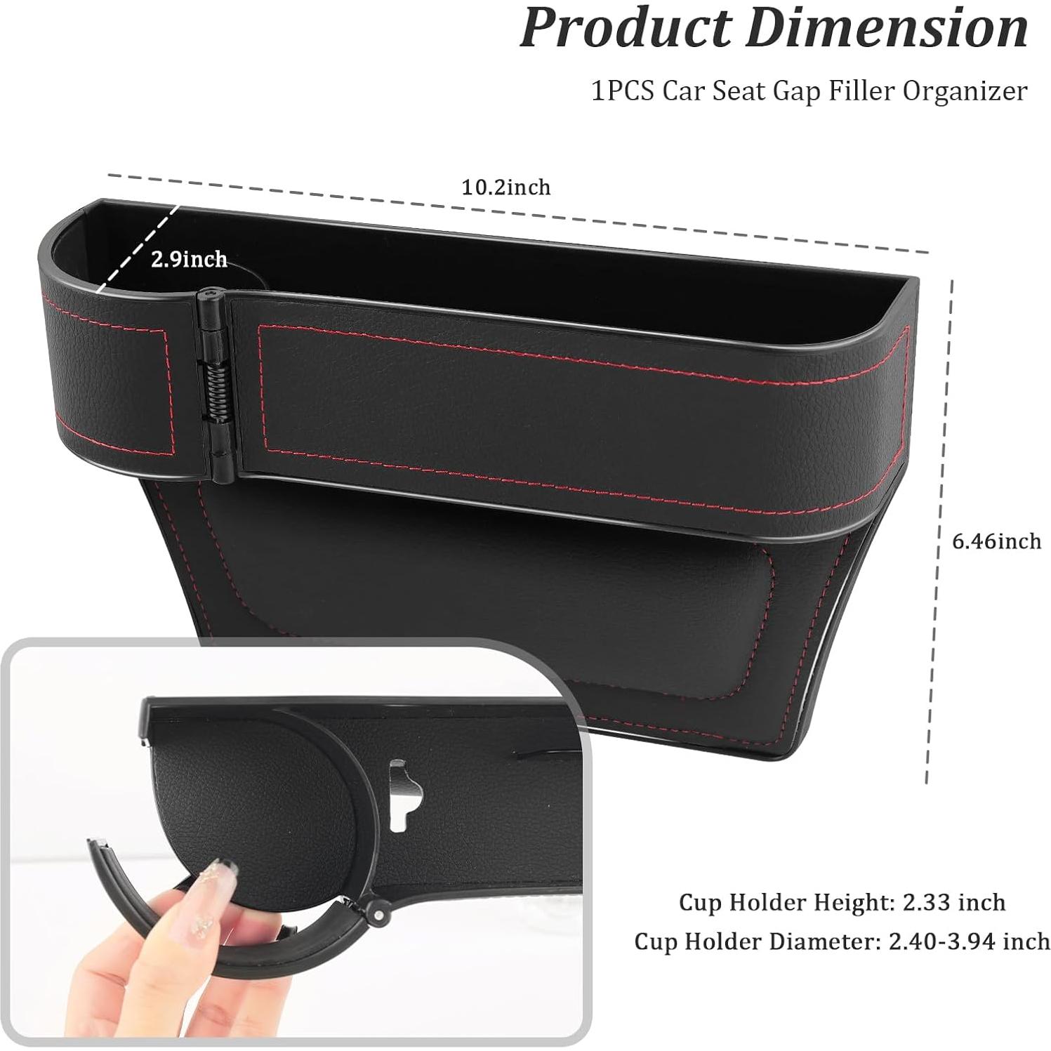 Organizador de Relleno para Asiento de Coche Figpade Negro