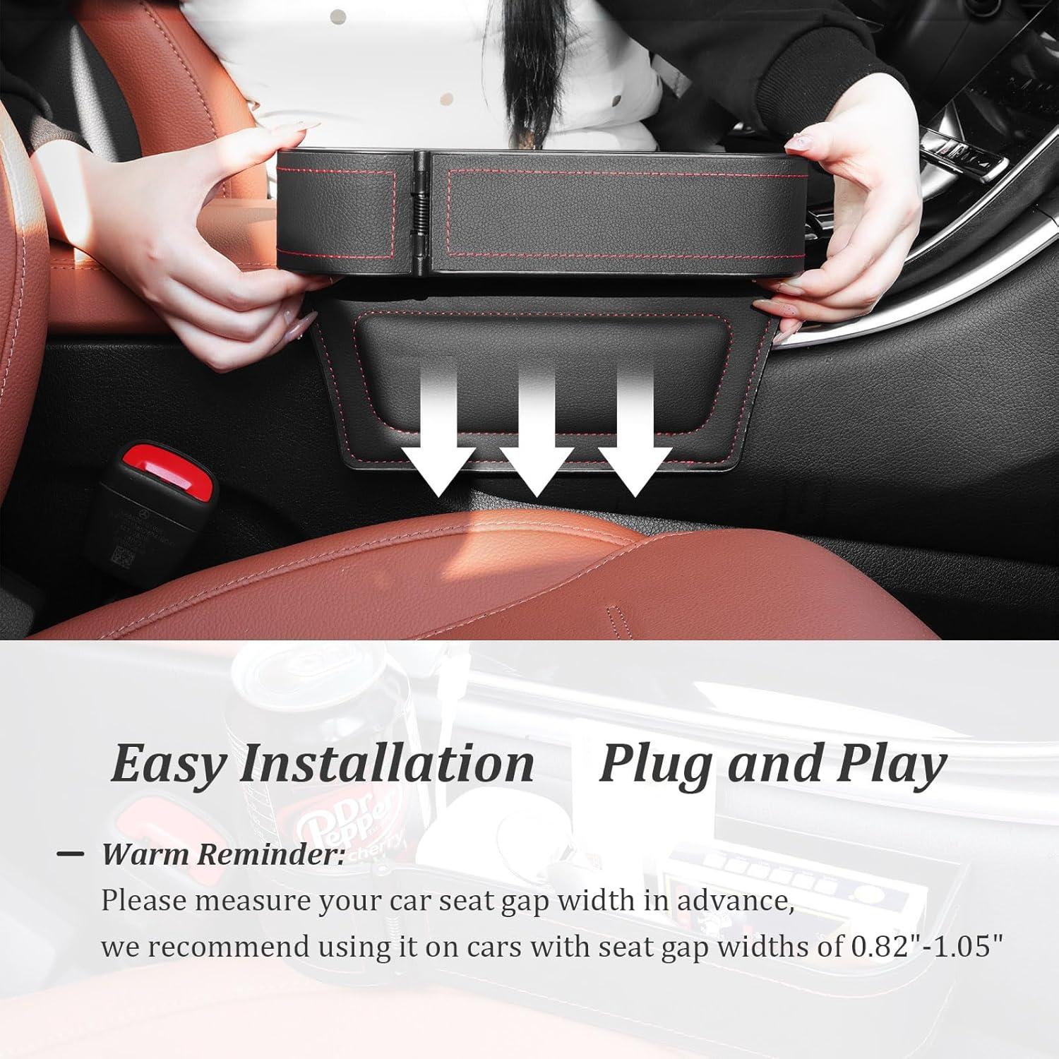 Organizador de Relleno para Asiento de Coche Figpade Negro