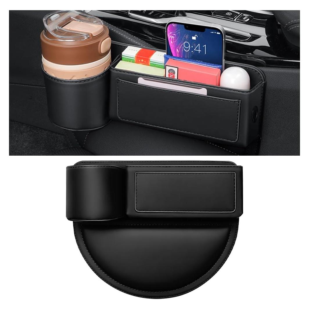 Organizador de Relleno de Espacio entre Asientos KHGUZ Negro