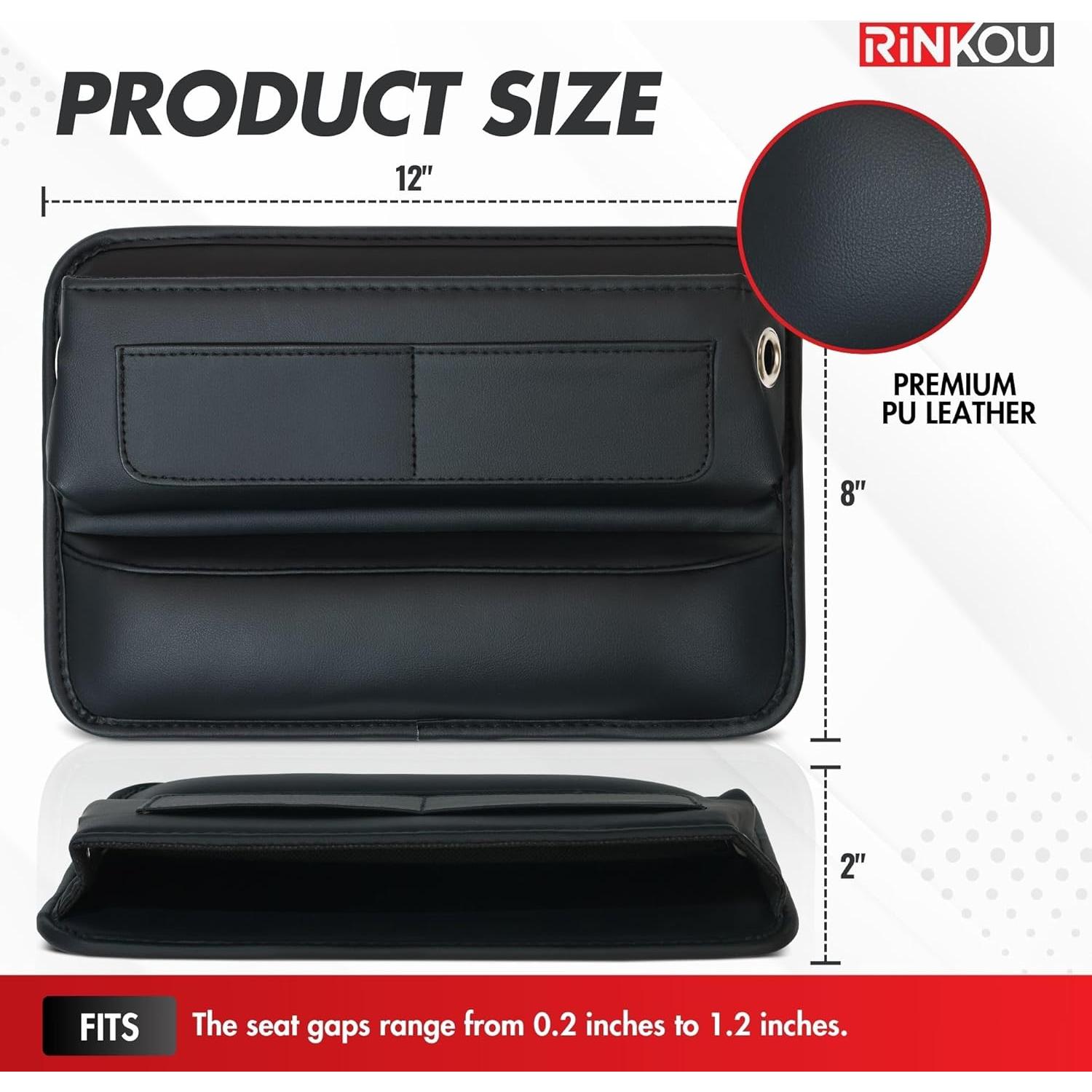 Organizador de Relleno para Espacio entre Asientos Rinkou - Cuero PU