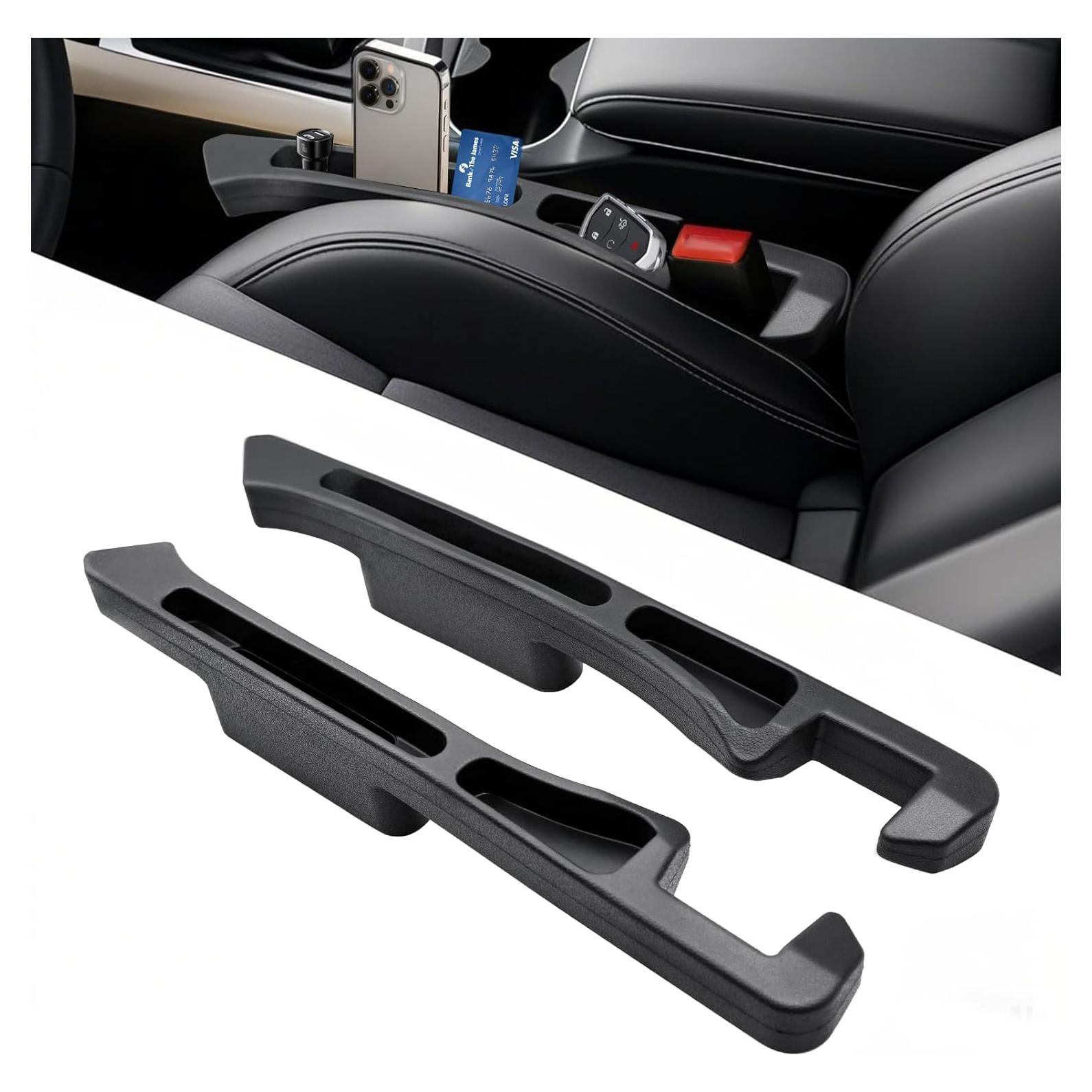 Relleno Espacio entre Asientos 2 Pack Aeloer Negro Universal