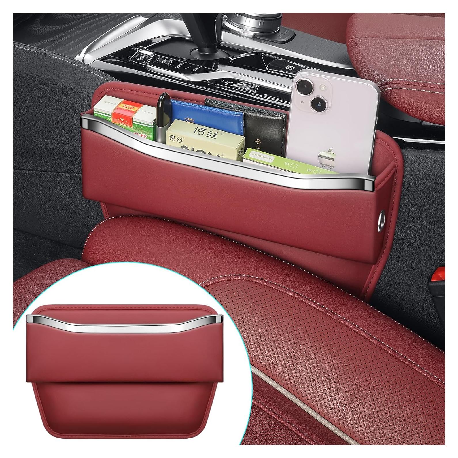 Relleno de Espacio entre Asientos HALOYIVGO - Organizador de Coche Rojo