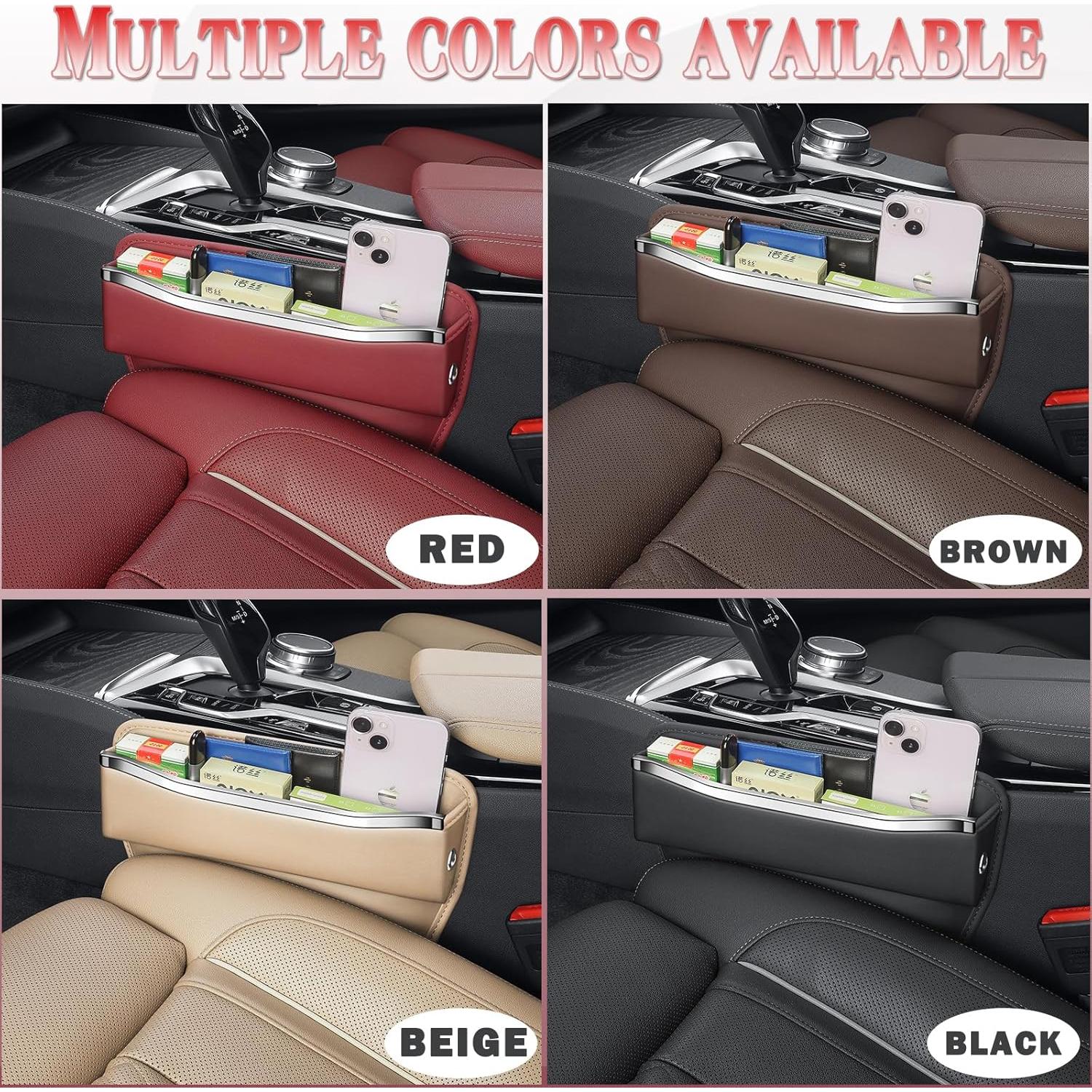 Relleno de Espacio entre Asientos HALOYIVGO - Organizador de Coche Rojo