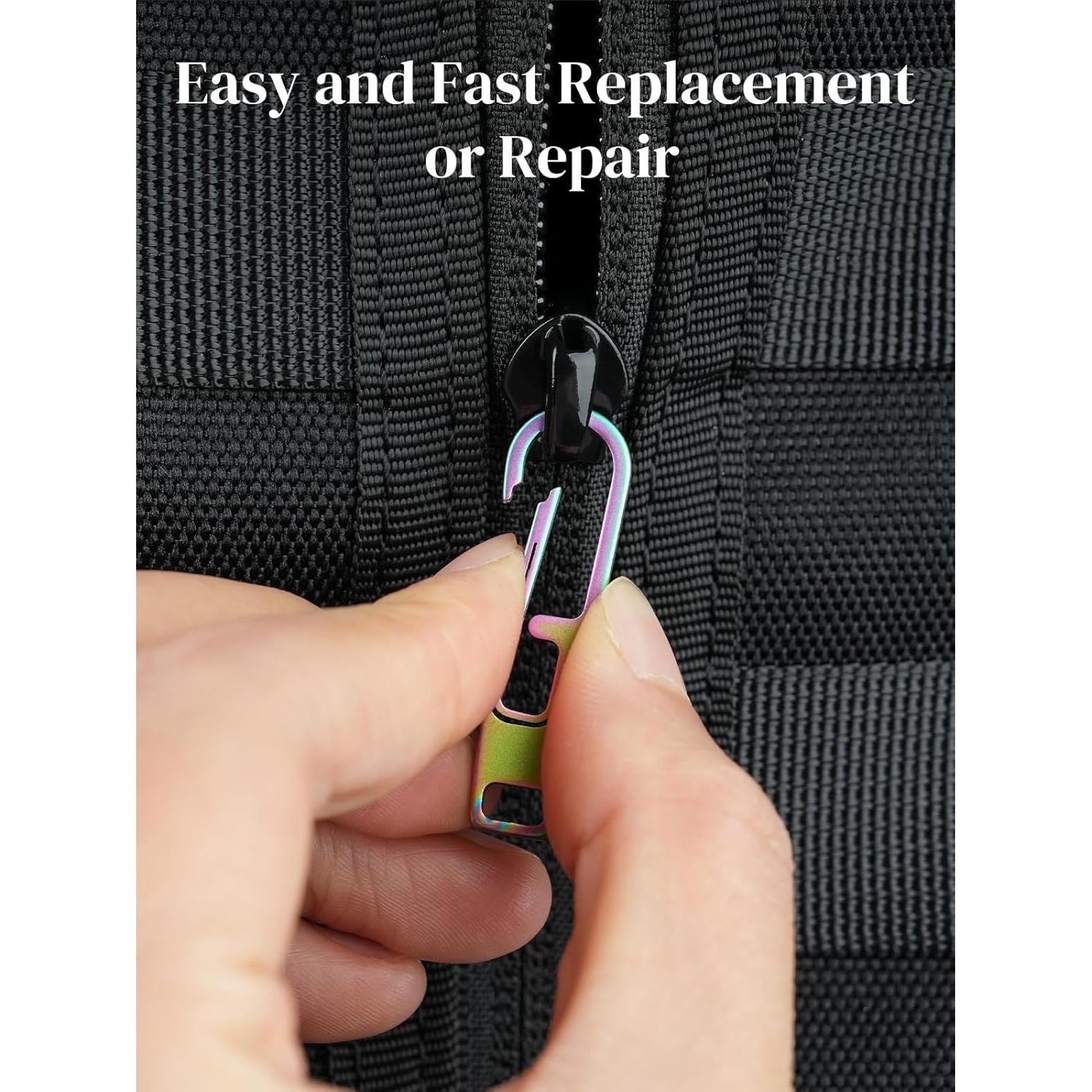 Tiradores de Cremallera VIPERADE VAT1 Titanio Universal 3.5cm