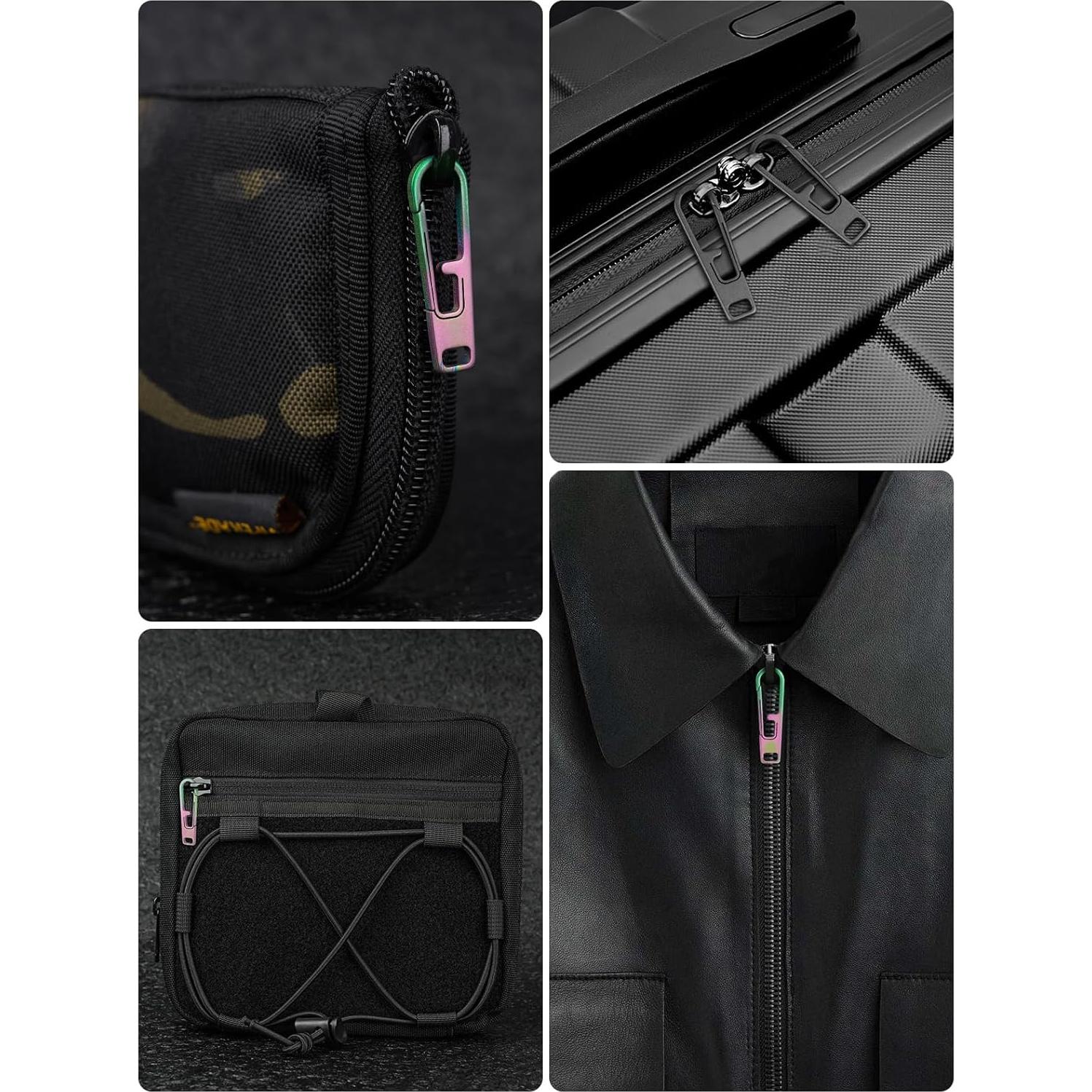 Tiradores de Cremallera VIPERADE VAT1 Titanio Universal 3.5cm