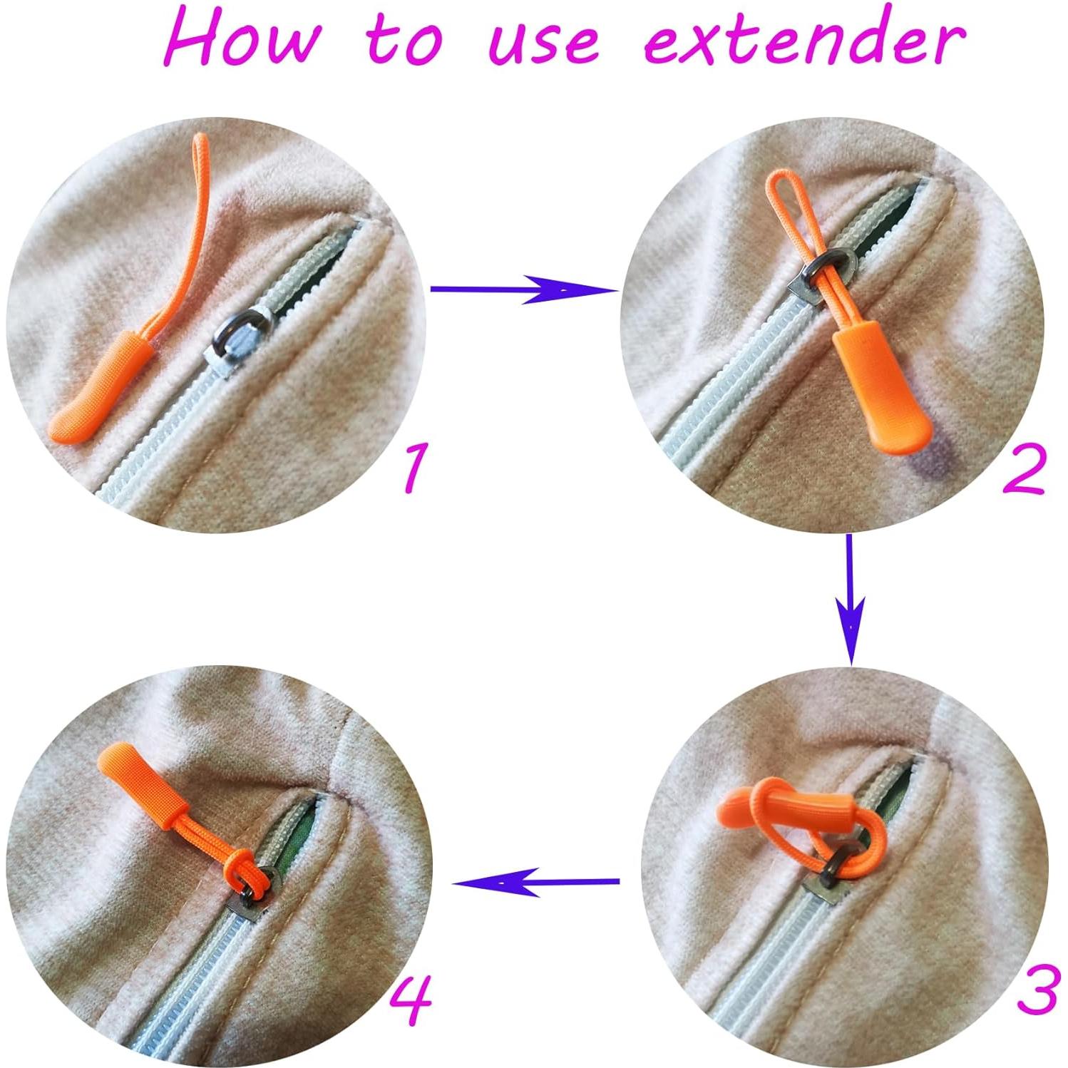 Tiradores de Cremallera JOSDIOX 20PCS Mejorados Gris Oscuro