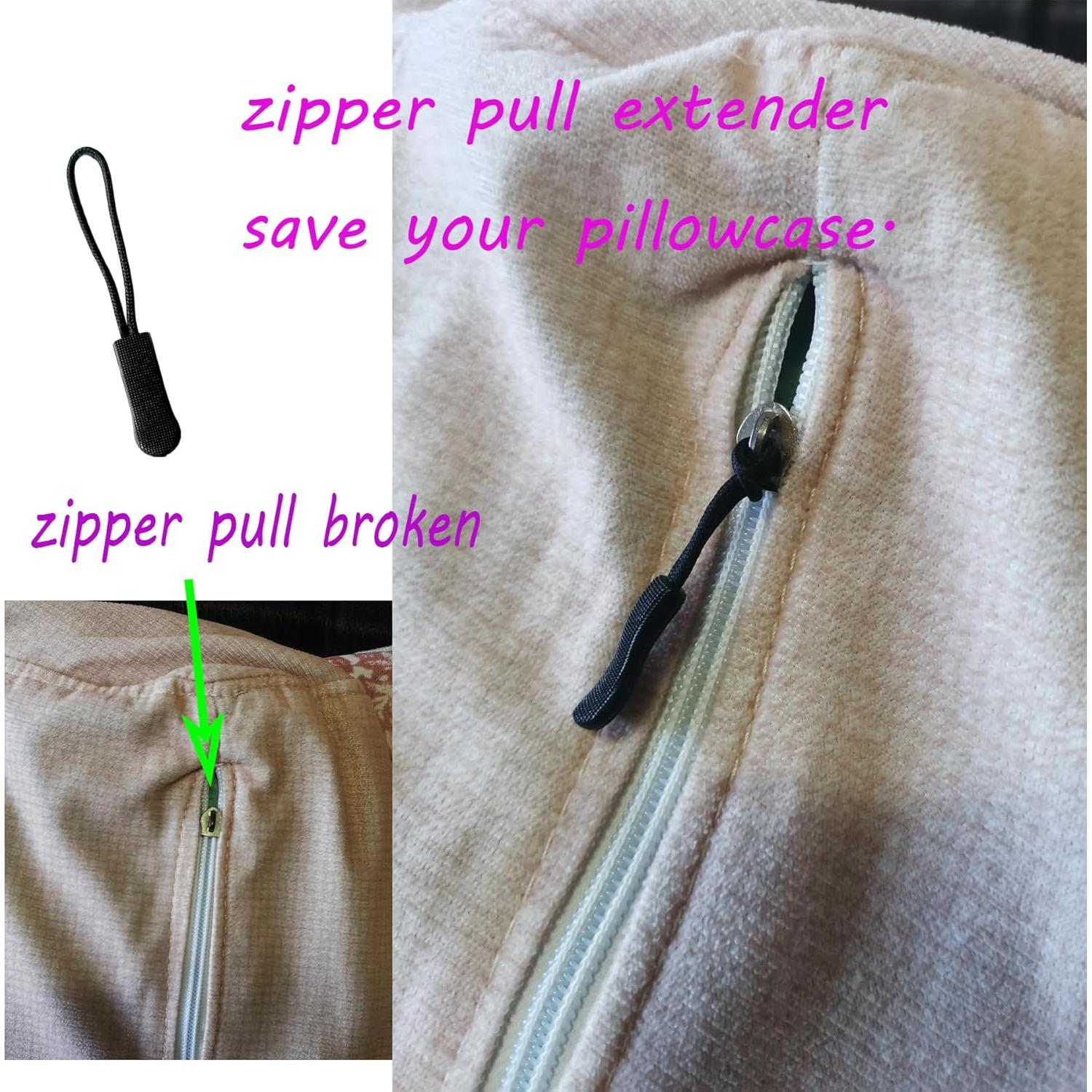 Tiradores de Cremallera JOSDIOX 20PCS Mejorados Gris Oscuro