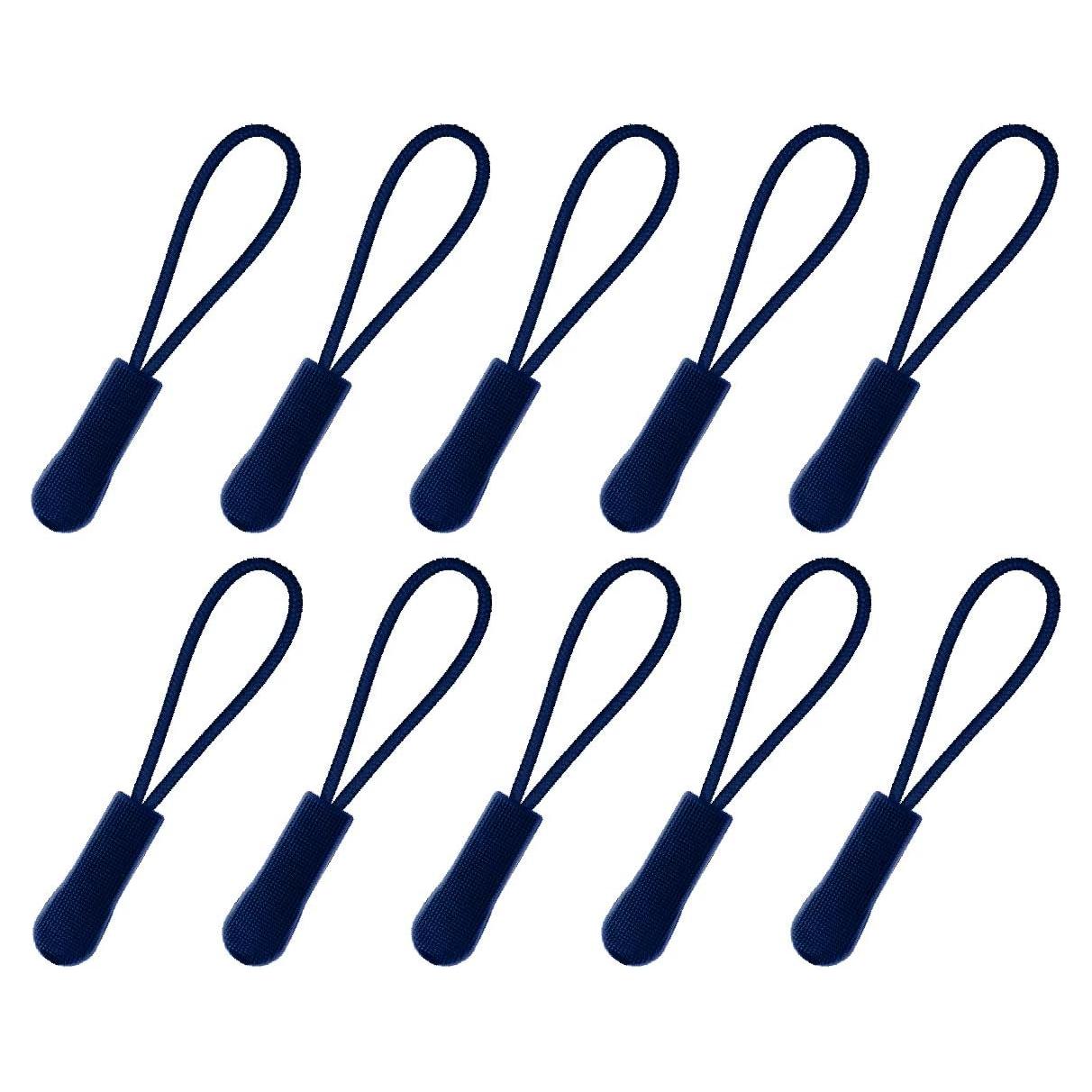 Tiradores de Cremallera BEADNOVA Azul Oscuro 10 Piezas