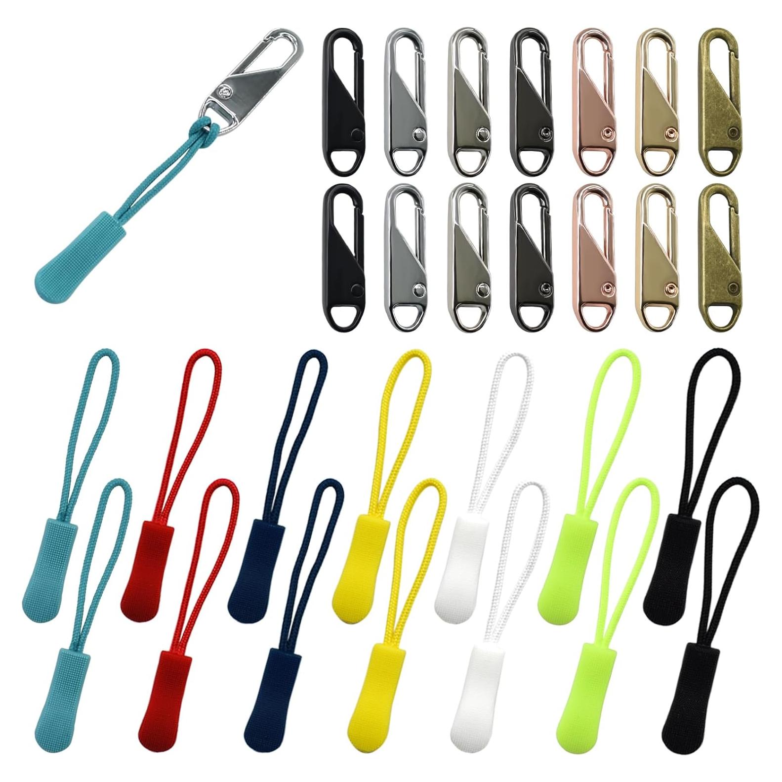 Kit de Reemplazo de Tiradores de Cremallera BDS-HOME 28 Piezas