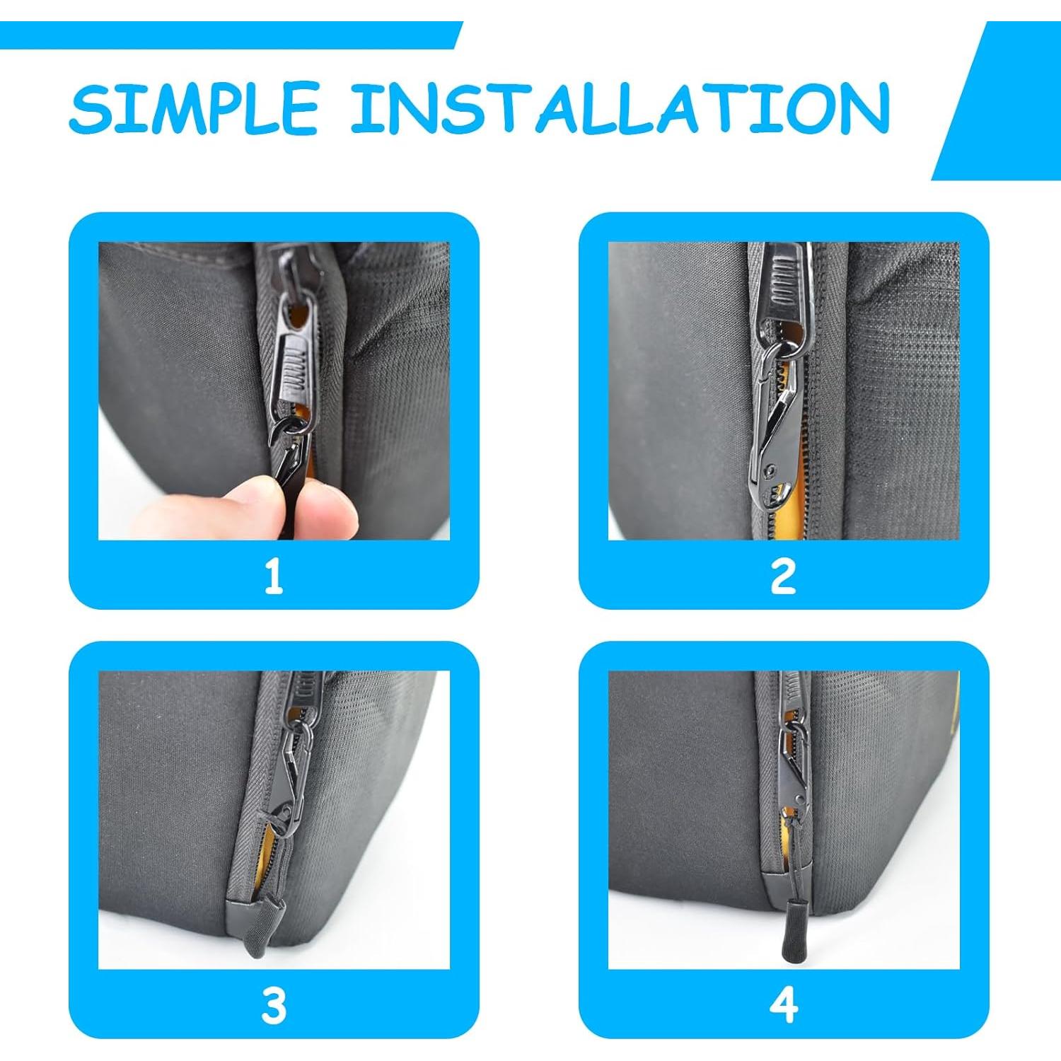 Kit de Reemplazo de Tiradores de Cremallera BDS-HOME 28 Piezas