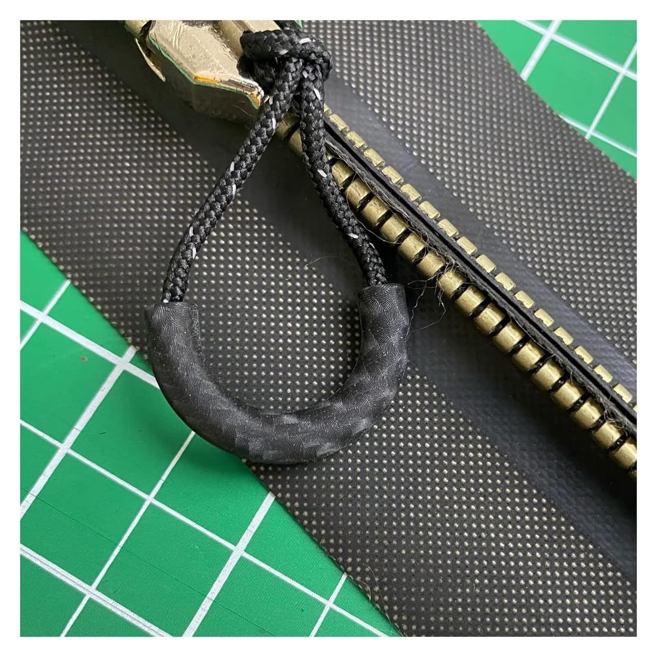 Tirador de Cremallera BJA Alta Resistencia Negro 10 Pcs