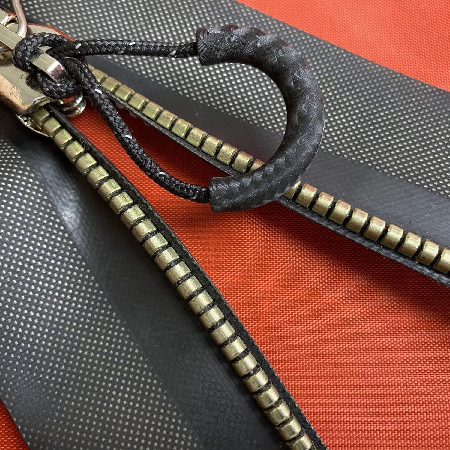 Tirador de Cremallera BJA Alta Resistencia Negro 10 Pcs