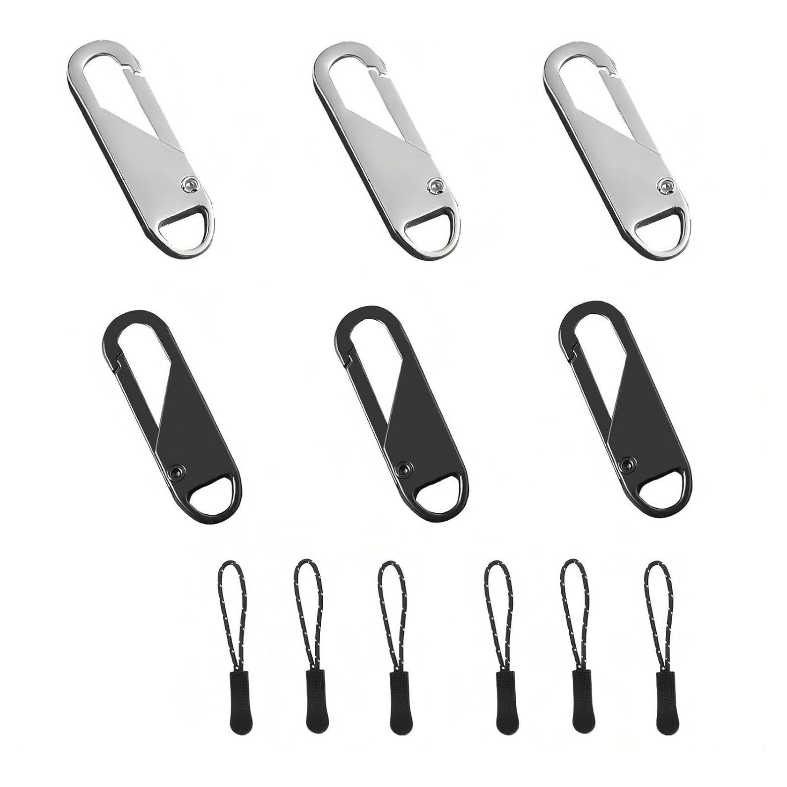 Tiradores de Cremallera Reemplazo Rabihike 12 Piezas 37x10mm