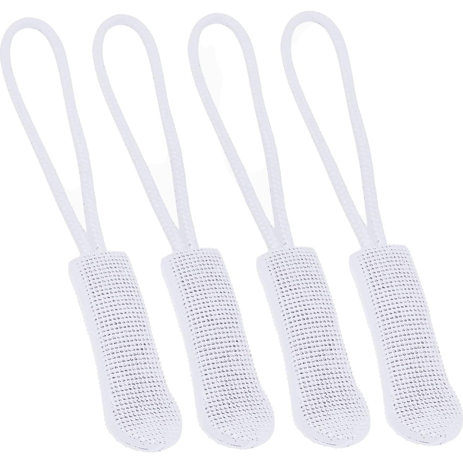 10 Pcs Tiradores de Cremallera Fbshicung Blanco 65mm