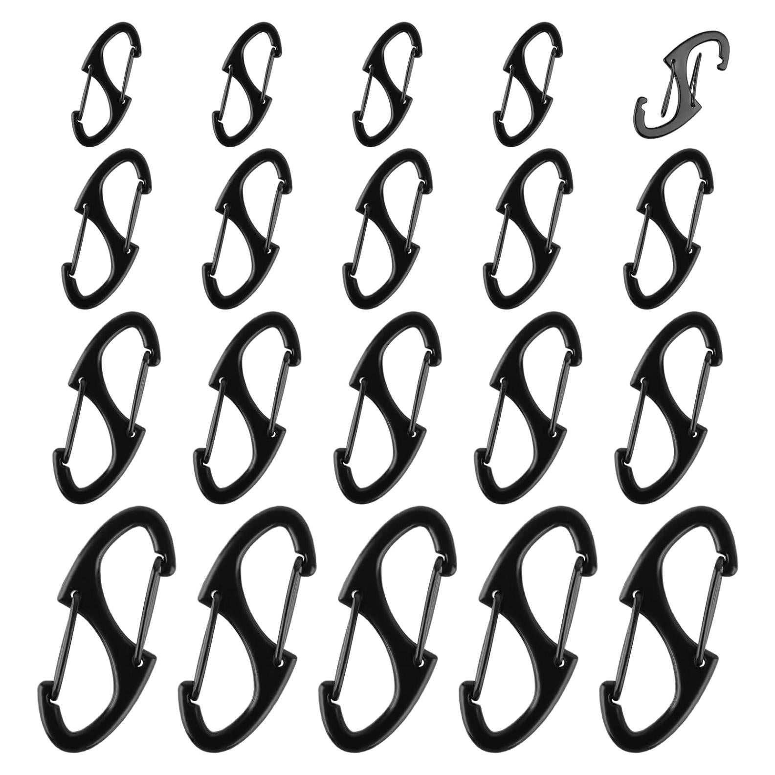 Cierres de Cremallera Antirrobo FENGWANGLI 20 Pcs Negro