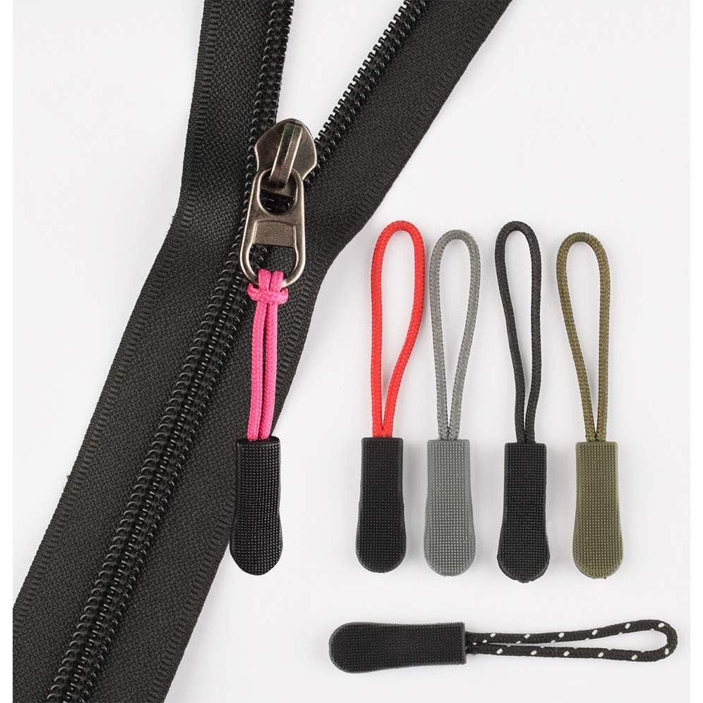 Tiradores de Cremallera CTZD 10 Piezas Nylon Antideslizante