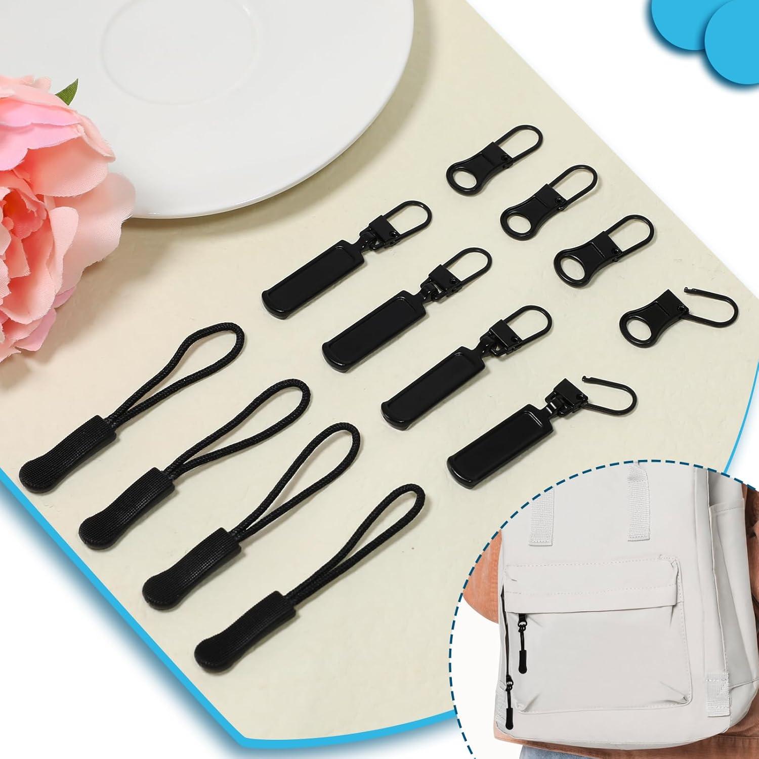 12 Tiradores de Cremallera Reemplazo Styquenzer Metal y Plástico