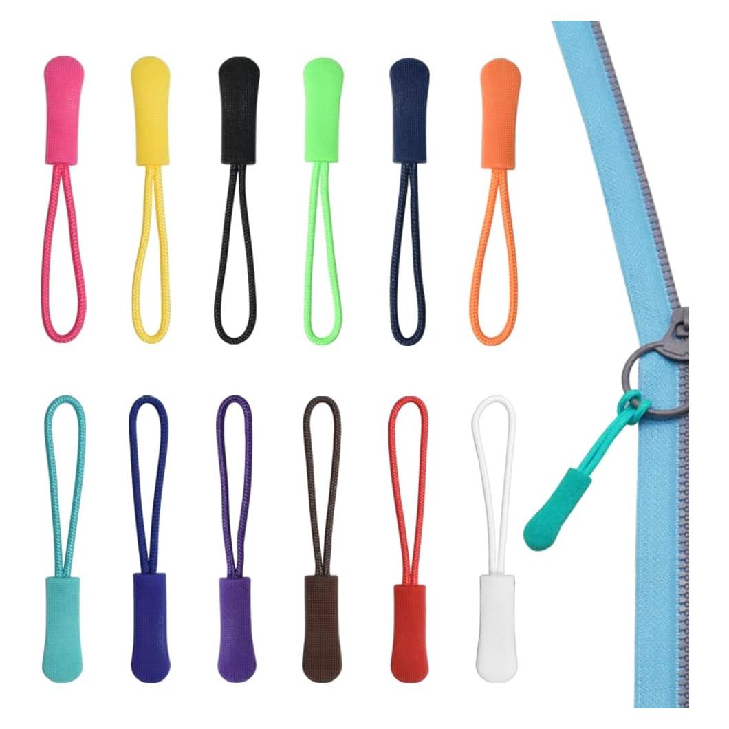 120 Tiradores de Cremallera HDST-HOME Nylon Multicolor 65mm