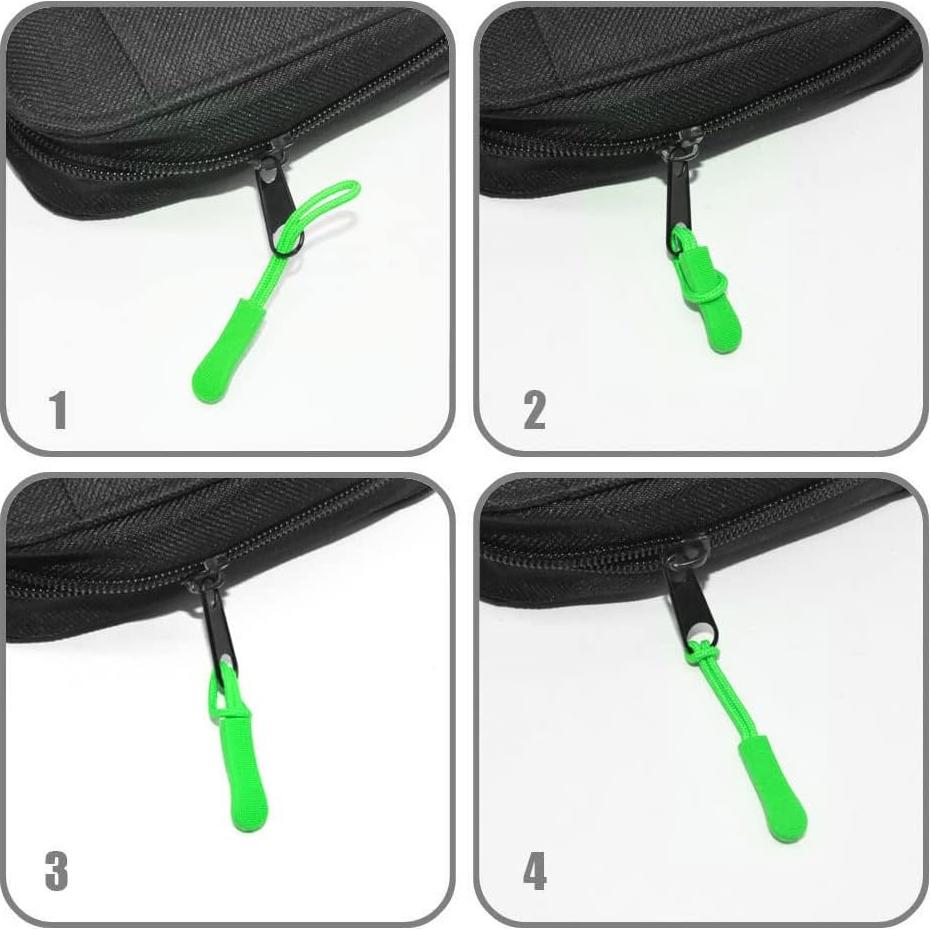 120 Tiradores de Cremallera HDST-HOME Nylon Multicolor 65mm