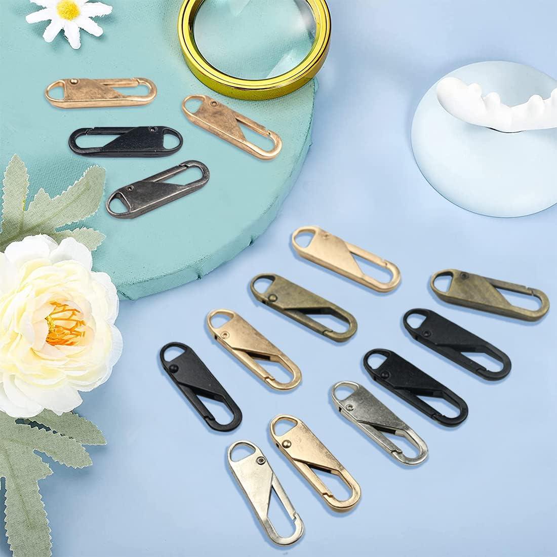 Kit de 30 Tiradores de Cremallera Metal ZGQHZR - 5 Colores