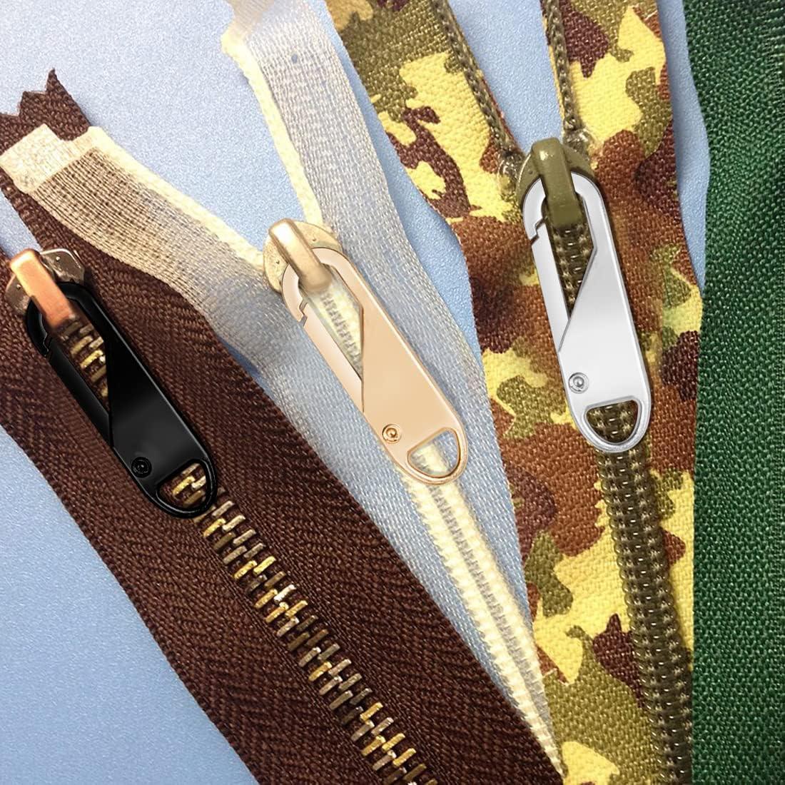 Kit de 30 Tiradores de Cremallera Metal ZGQHZR - 5 Colores