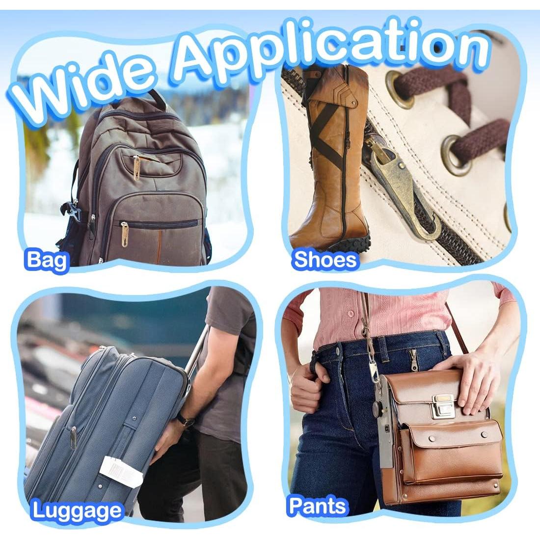 Kit de 30 Tiradores de Cremallera Metal ZGQHZR - 5 Colores