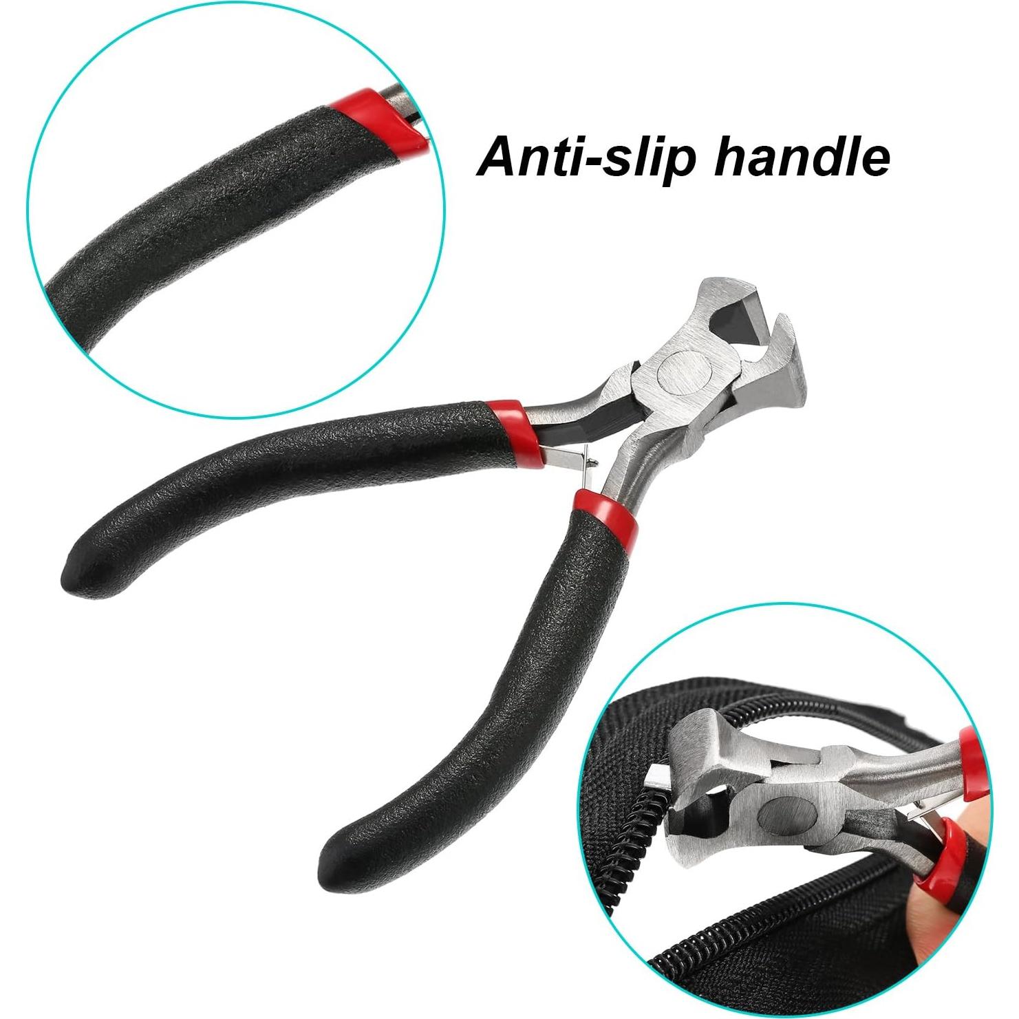 Kit de Reparación de Cremalleras 85 Piezas TecUnite Metal