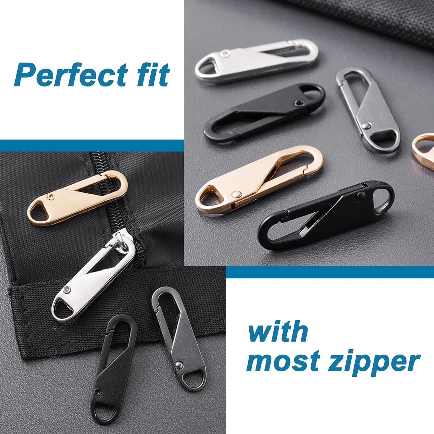 12 Tiradores de Cremallera OYNUO Metal Mejorado 3.56cm