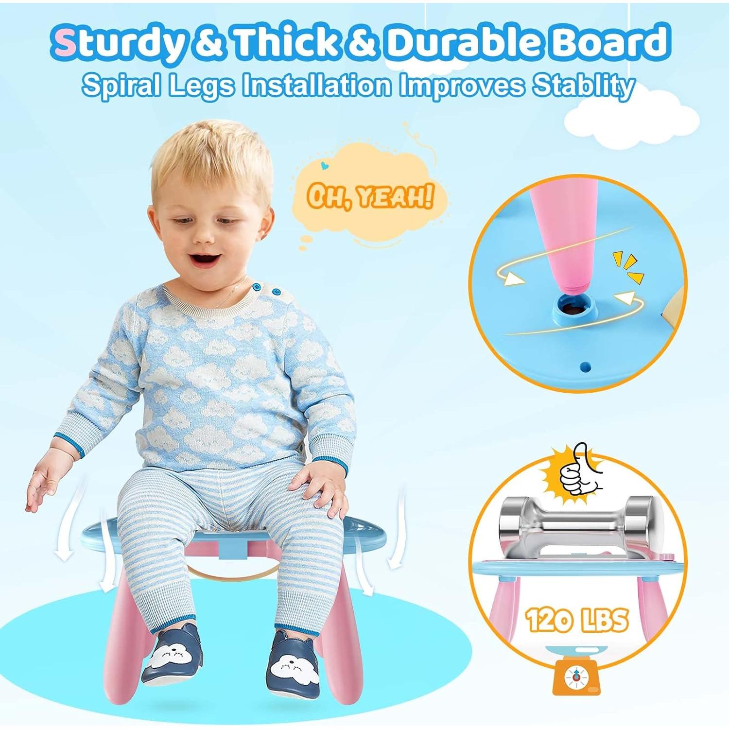 Pizarra Magnética Kikidex Azul Menta para Niños 1-3 Años