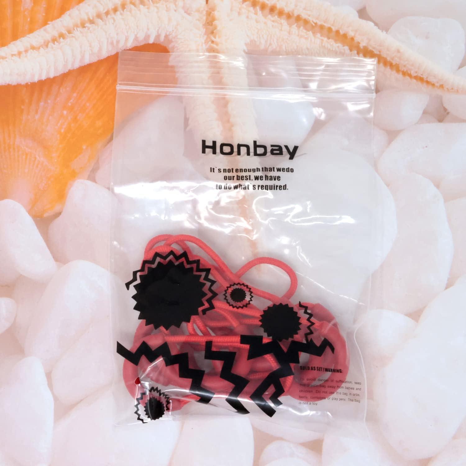 Honbay 10PCS Heavy Duty U Shape Nylon Zipper Pulls Zipper Tags Zipper Extension Replacement for Backpacks, Luggage Bags, Clothes (Red)