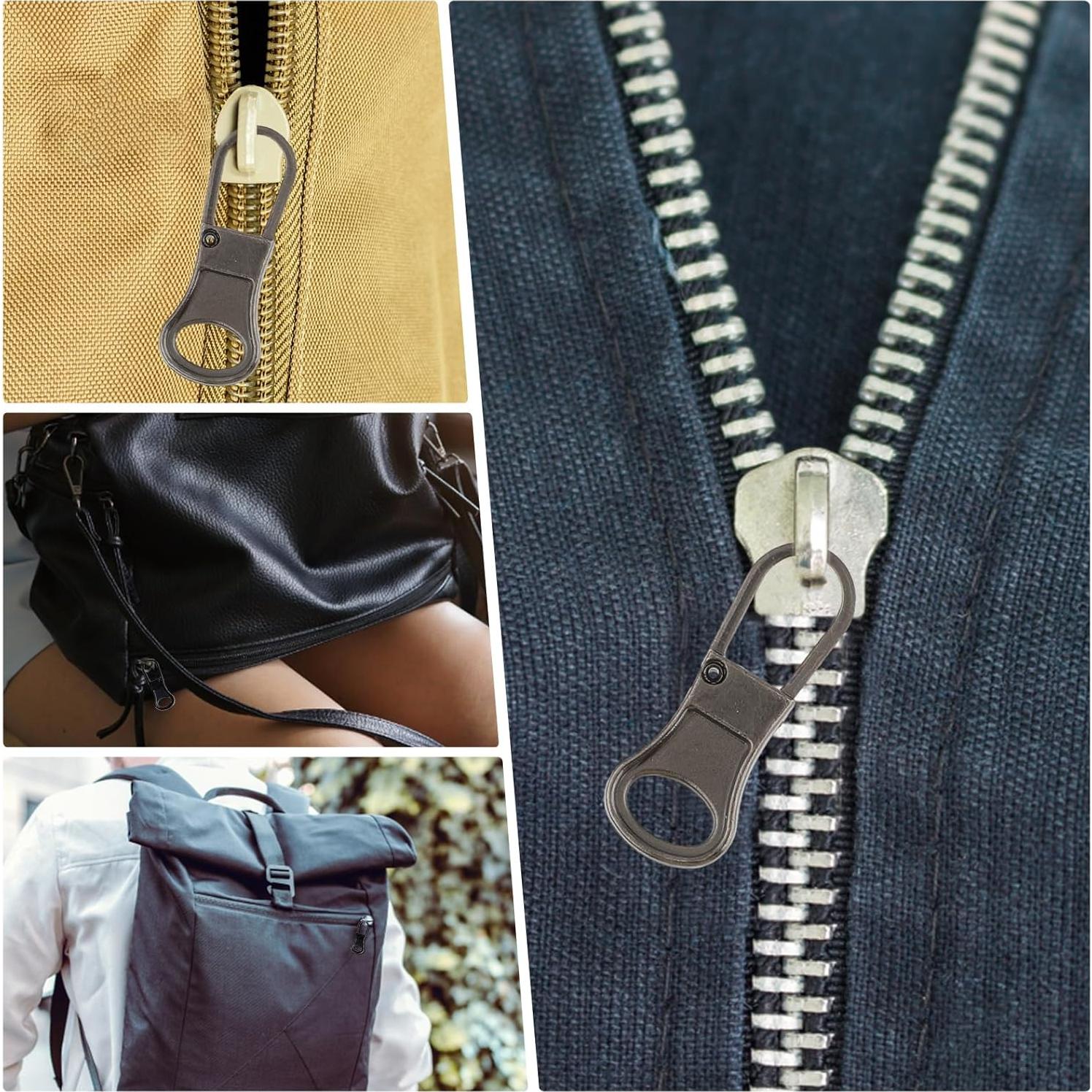 10 Piezas Tiradores de Cremallera Desmontables Ouligay