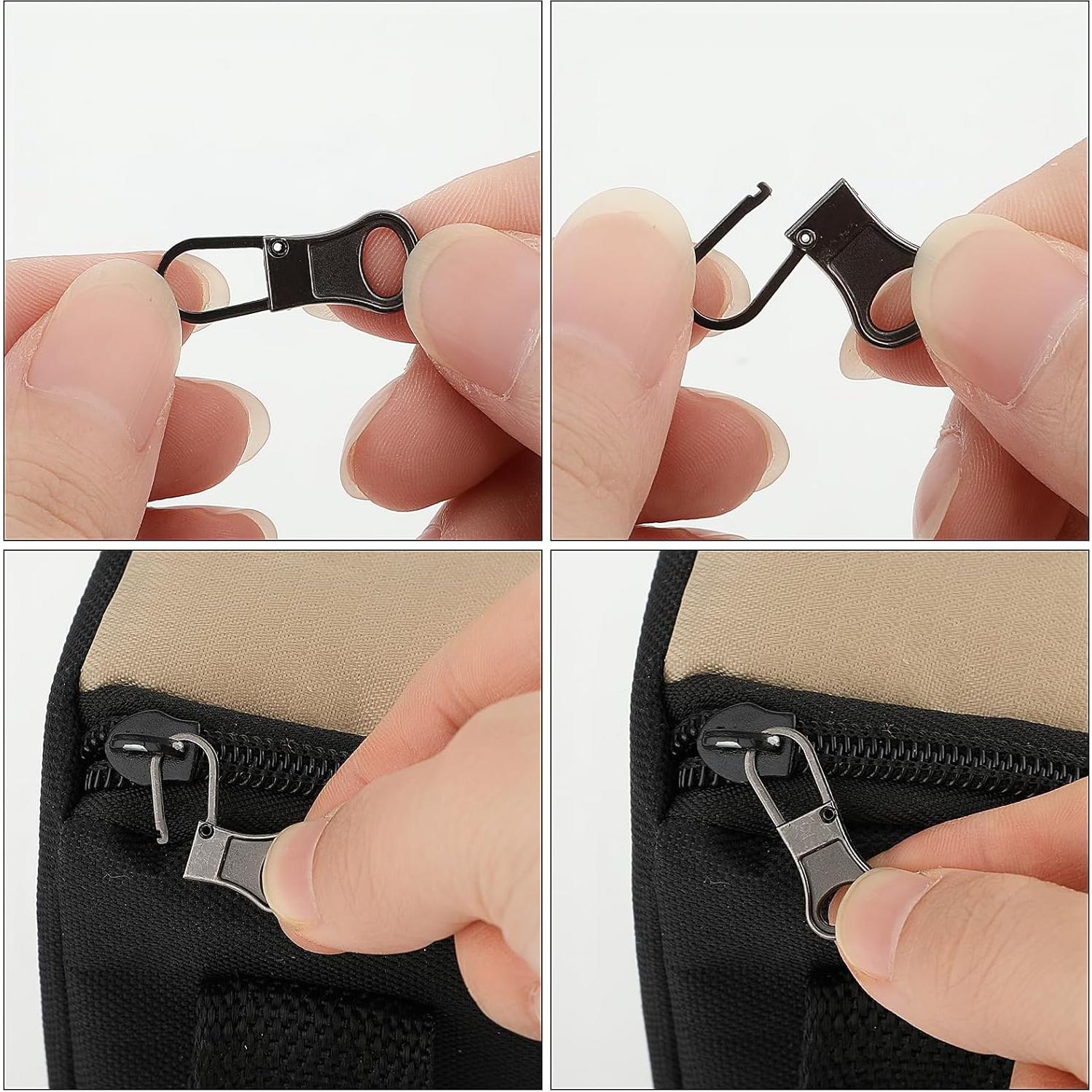 10 Piezas Tiradores de Cremallera Desmontables Ouligay