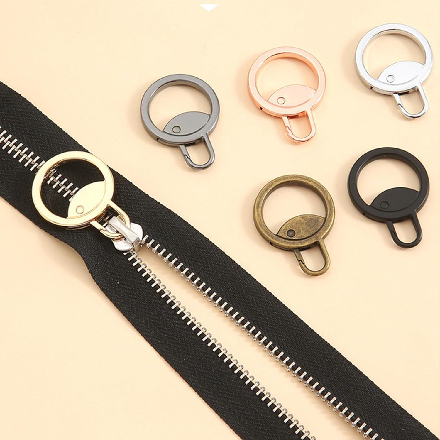 Tiradores de Cremallera Reemplazo Tapeta 6 Piezas 6 Colores