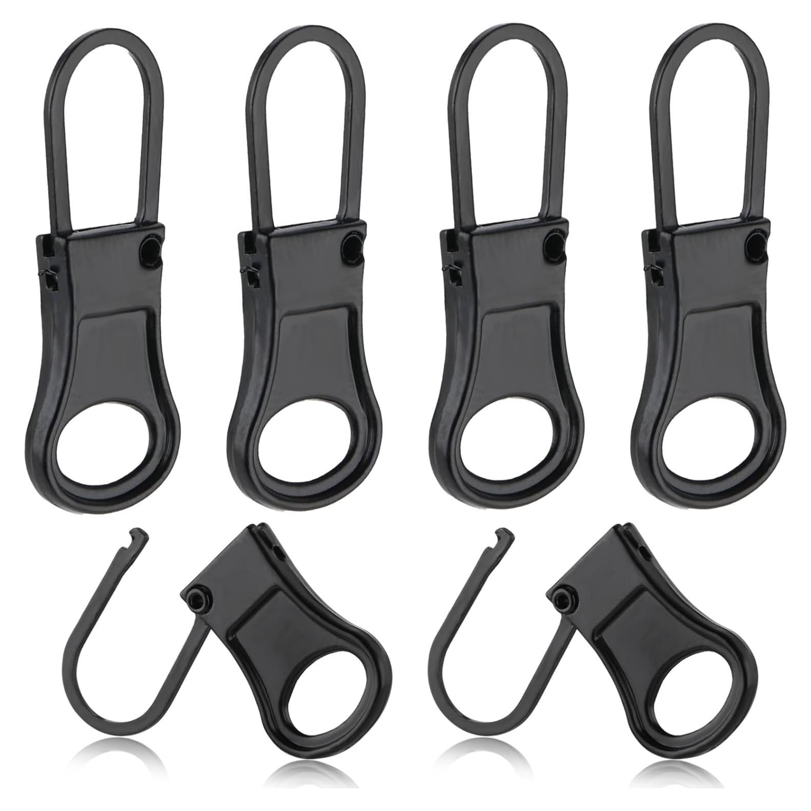 Reemplazo Tiradores de Cremallera Ouligay 6 Piezas Metal