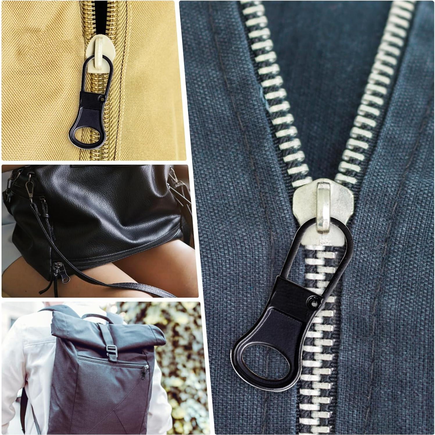 Reemplazo Tiradores de Cremallera Ouligay 6 Piezas Metal