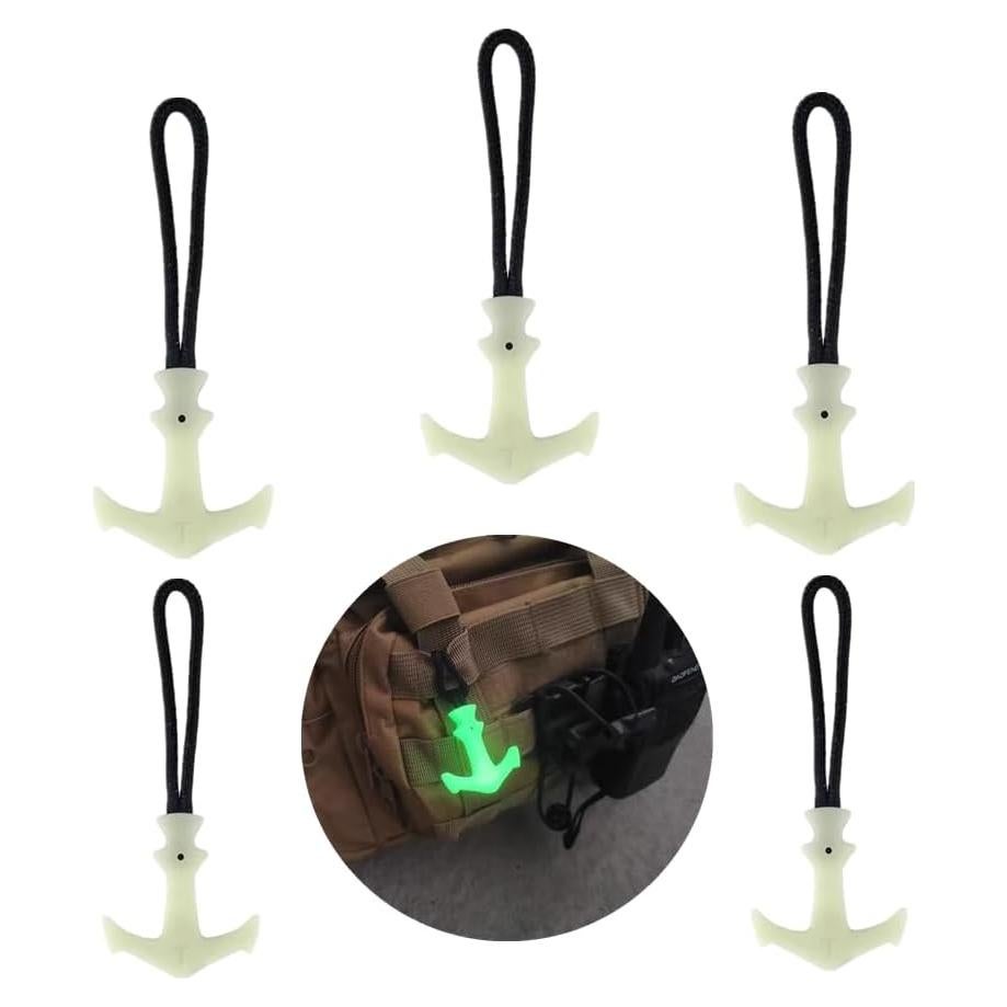 Set de 5 Tiradores de Cremallera Luminosa Selxran - Reemplazo Durable