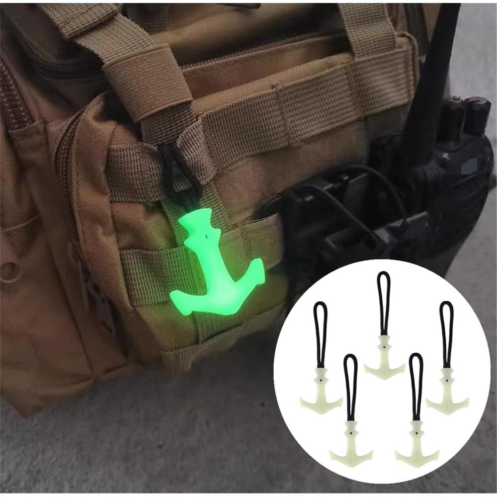 Set de 5 Tiradores de Cremallera Luminosa Selxran - Reemplazo Durable