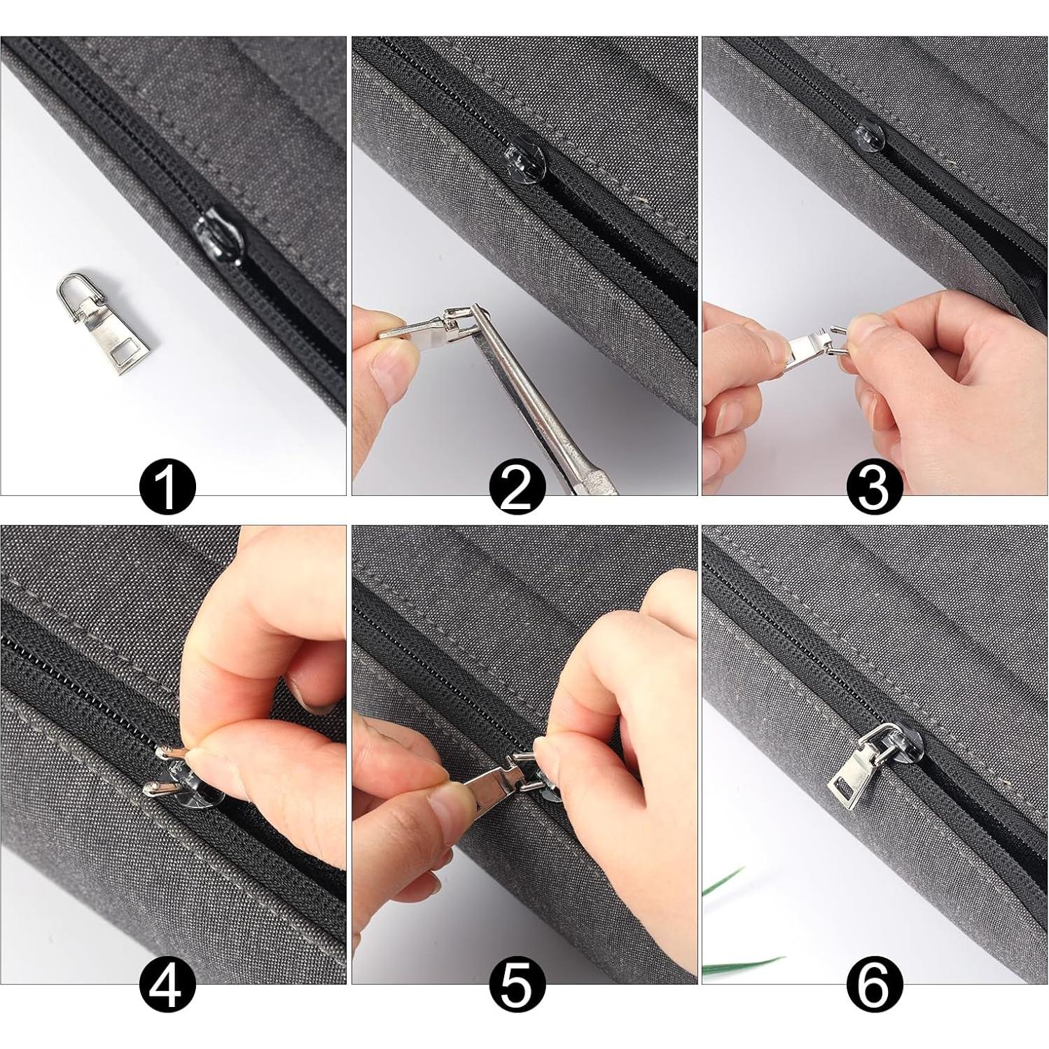 Kit de 3 Tiradores de Cremallera Gosknor para Reparación