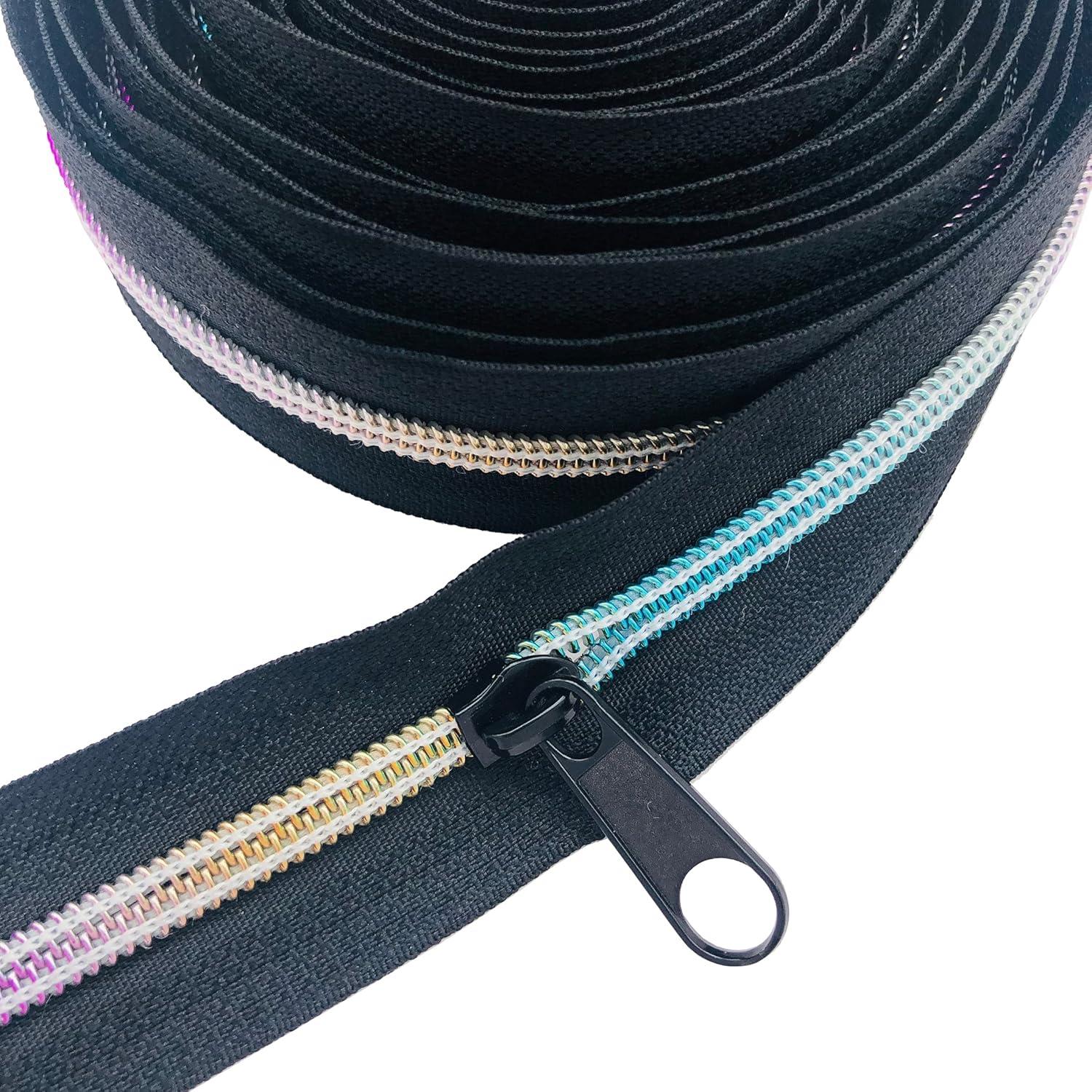 Tiradores de Cremallera #5 Goyunwell Negros 30pcs Metal