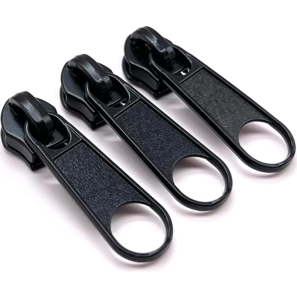 Tiradores de Cremallera #5 Goyunwell Negros 30pcs Metal