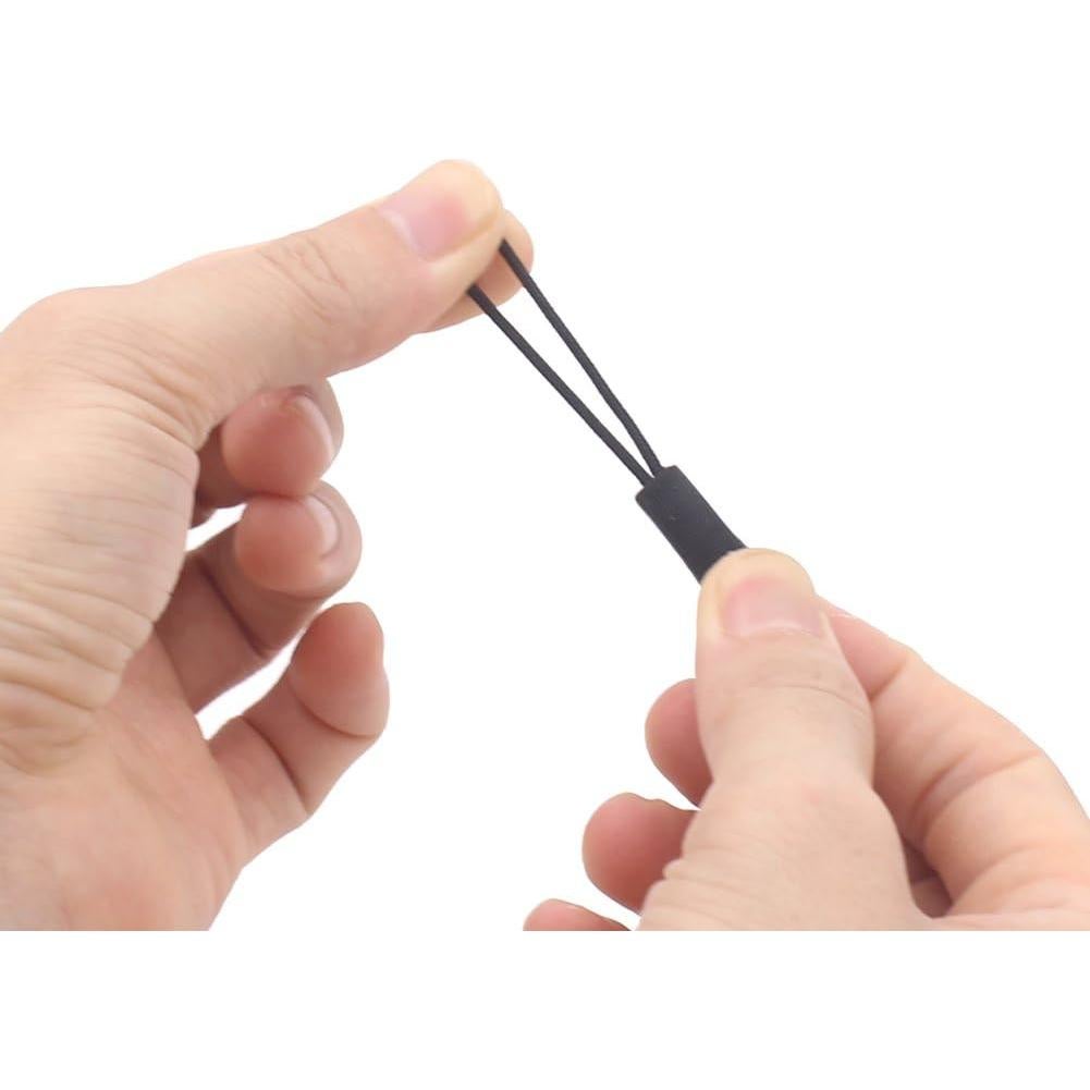 Tiradores de Cremallera Z ZICOME Negro - Paquete de 12