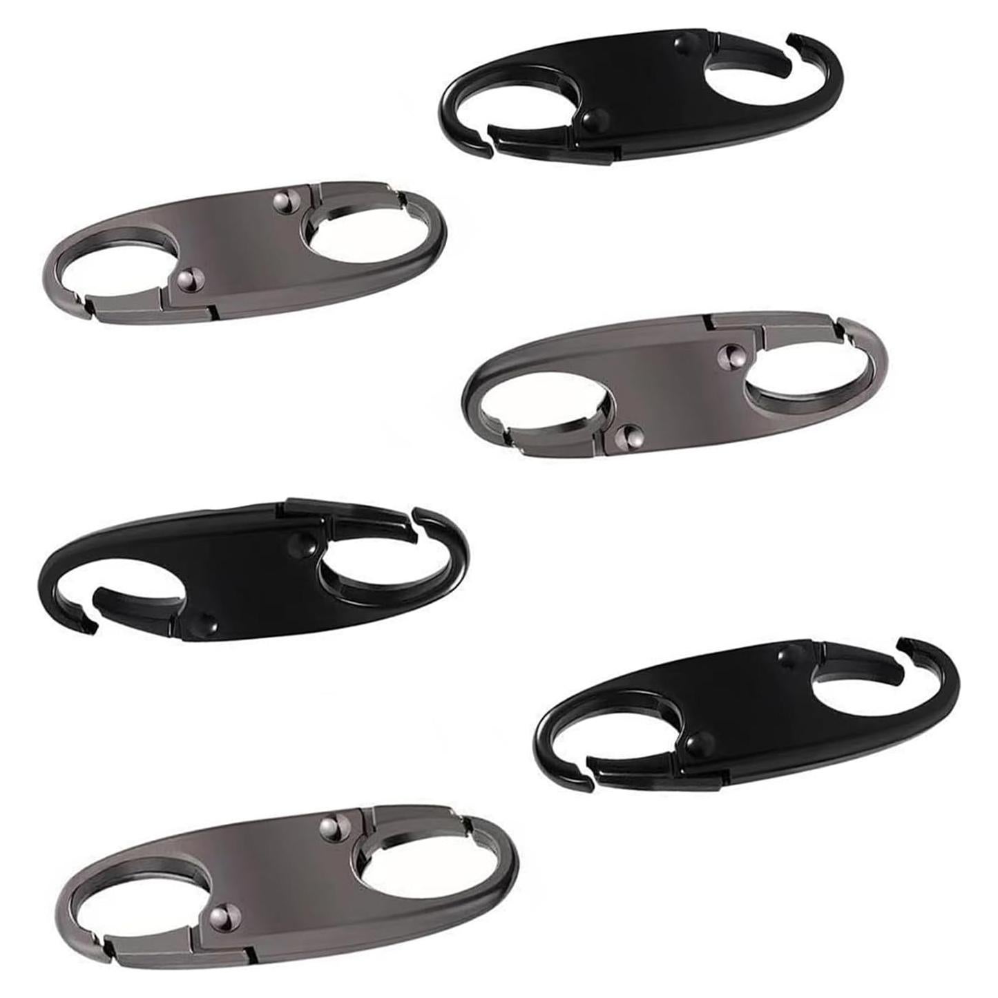 6 Piezas Clip Antirrobo Doble Apertura Seufrds para Equipaje