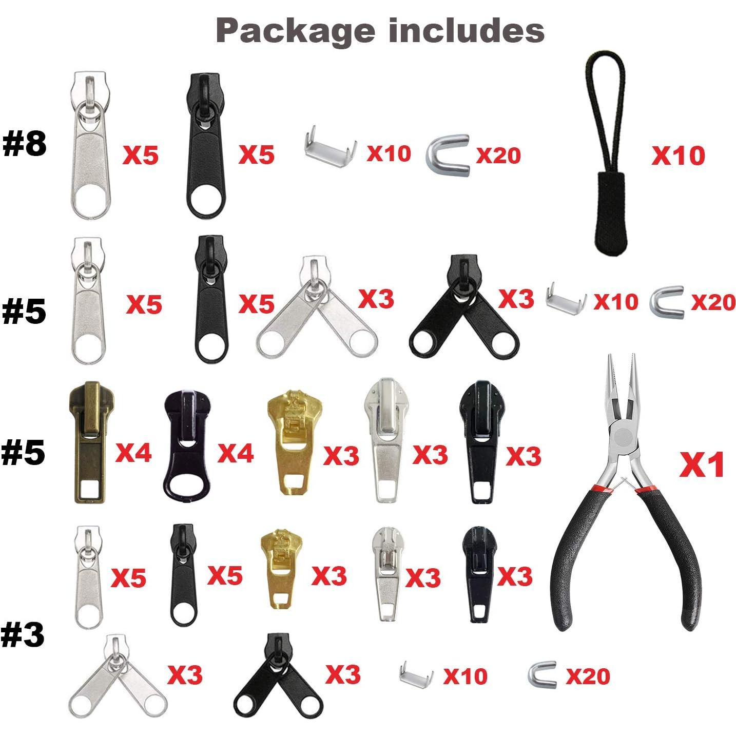 Kit de Reparación de Cremalleras 169 Piezas EuTengHao