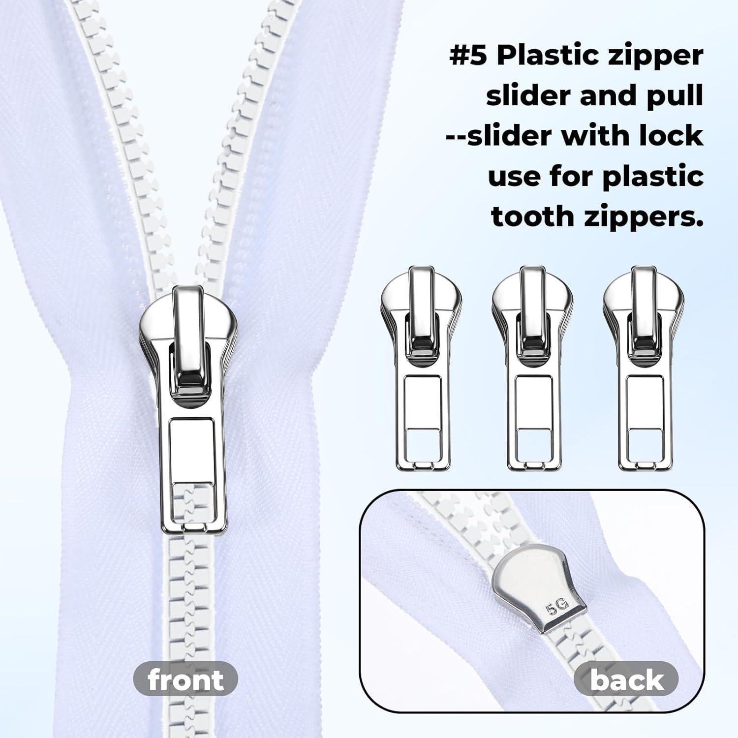 Kit de Reparación de Cremalleras 39 Piezas Nogeqi - Reemplazo Rápido