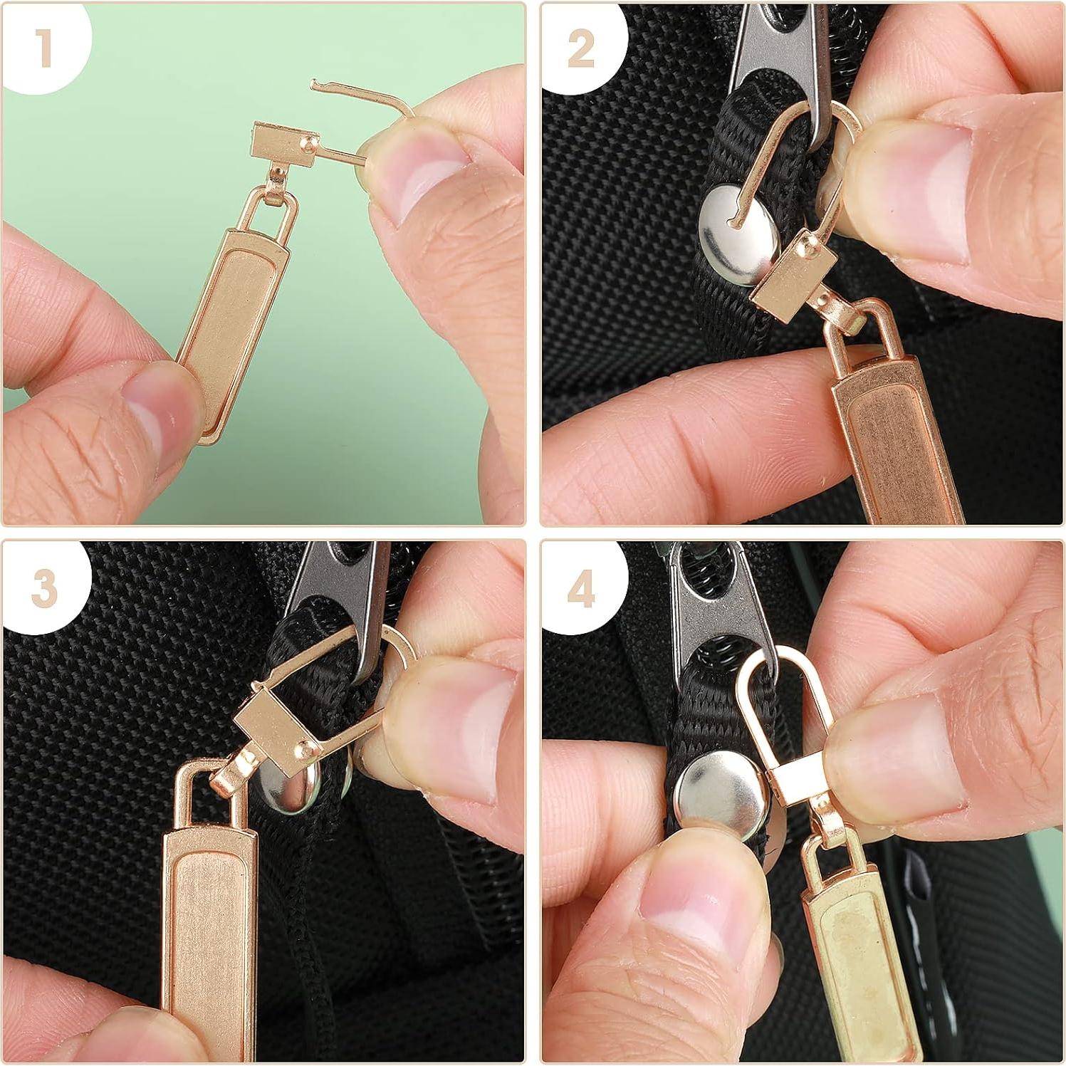 10 Tiradores de Cremallera Desmontables Teaaha Multicolor