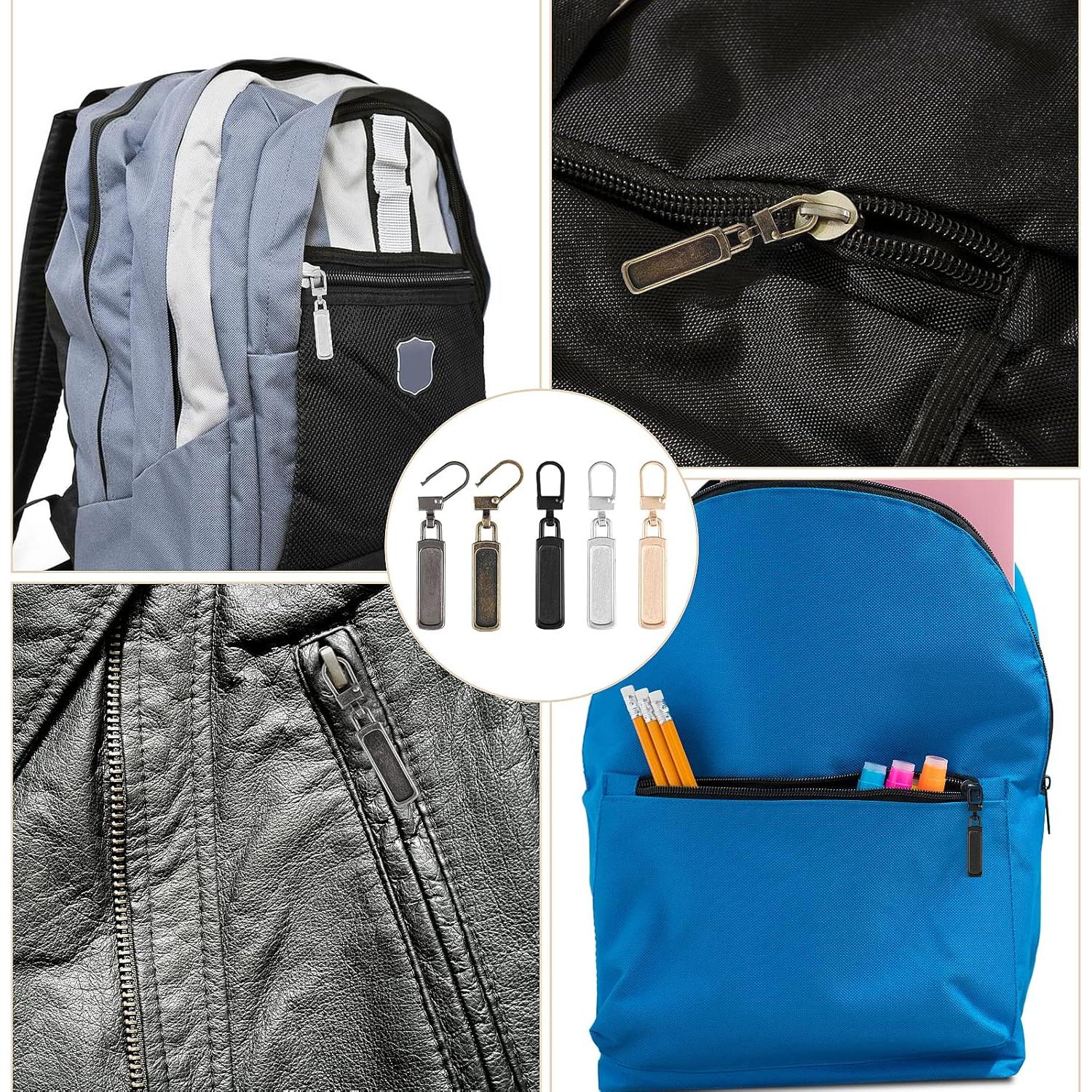 10 Tiradores de Cremallera Desmontables Teaaha Multicolor