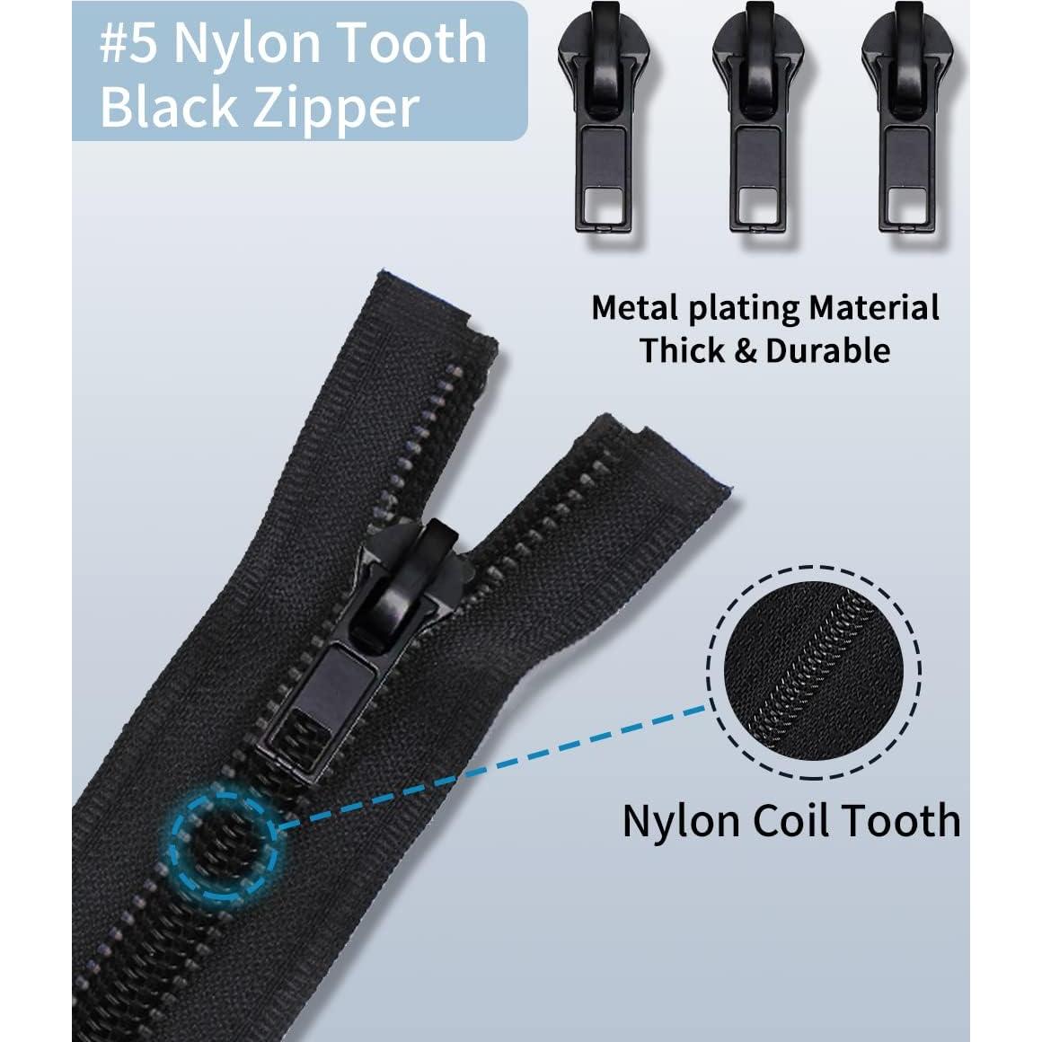 Kit de Reparación de Cremalleras WAVEBEEXS 52 Pcs #5 Universal