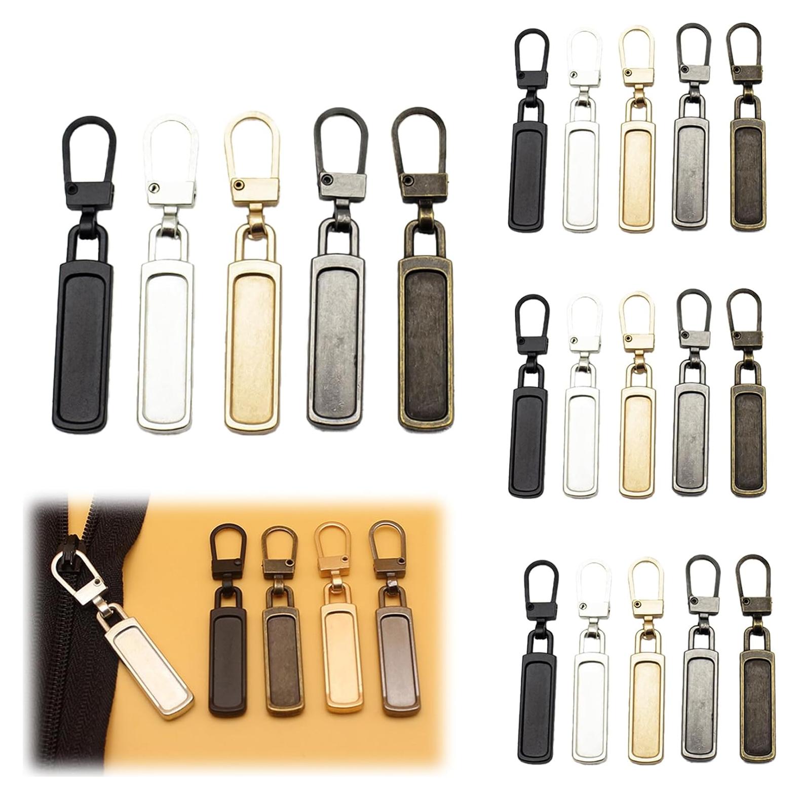 20 Tiradores de Cremallera Universal CUNSWEN 5 Colores