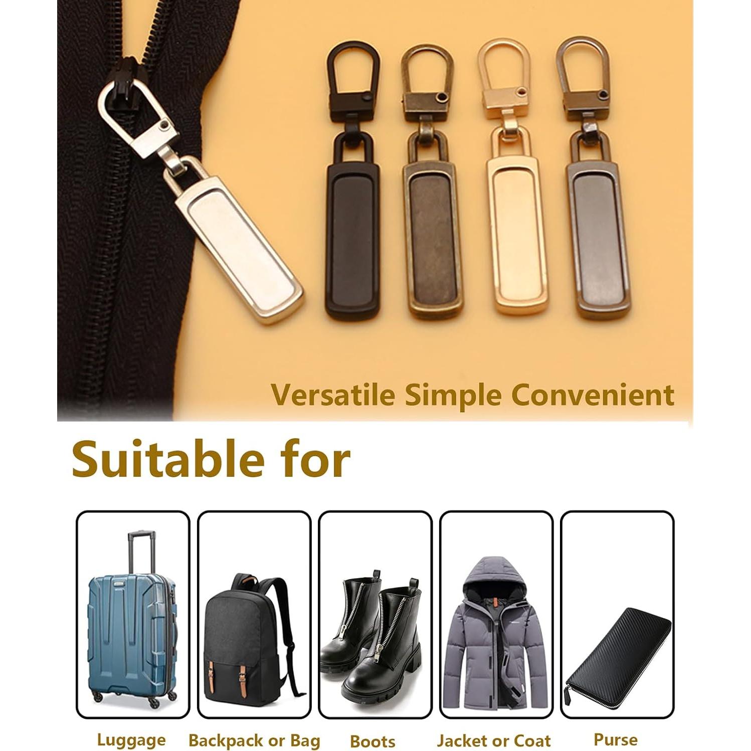 20 Tiradores de Cremallera Universal CUNSWEN 5 Colores