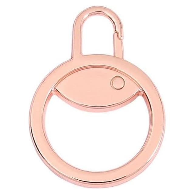 Tirador de Cremallera Metálico Jowxsx Desmontable Oro Rosa